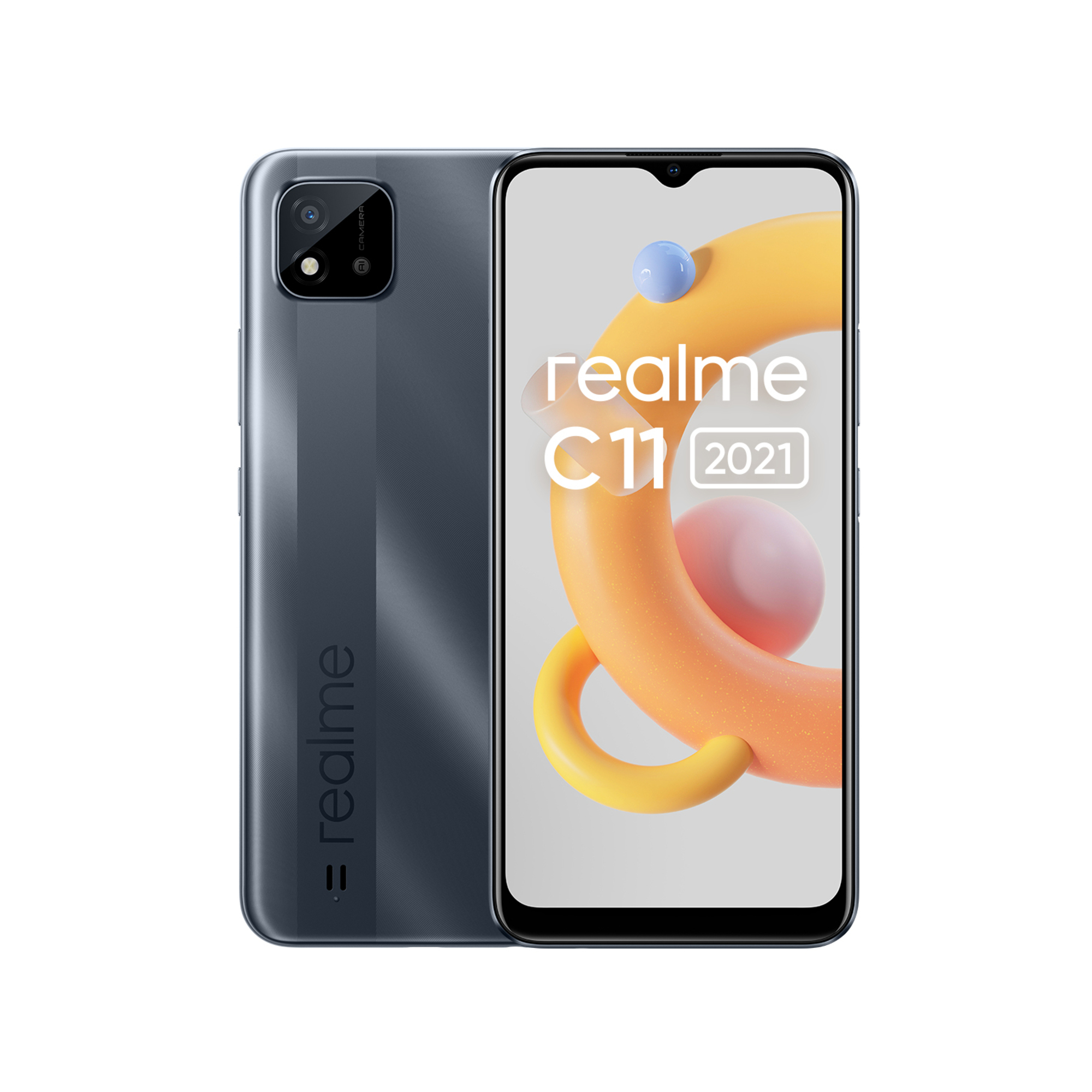 Realme C11 32Go/2Go, Gris, débloqué - Neuf