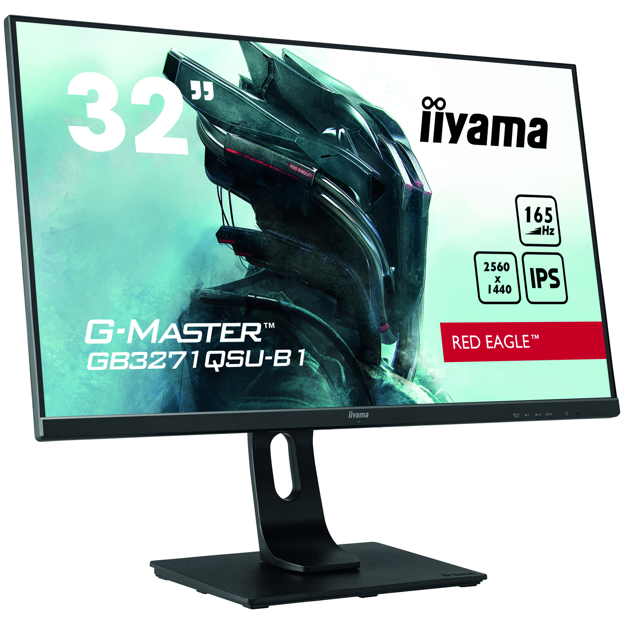 iiyama G-MASTER GB3271QSU-B1 écran plat de PC 80 cm (31.5 ) 2560 x 1440 pixels Wide Quad HD LED Noir - Neuf