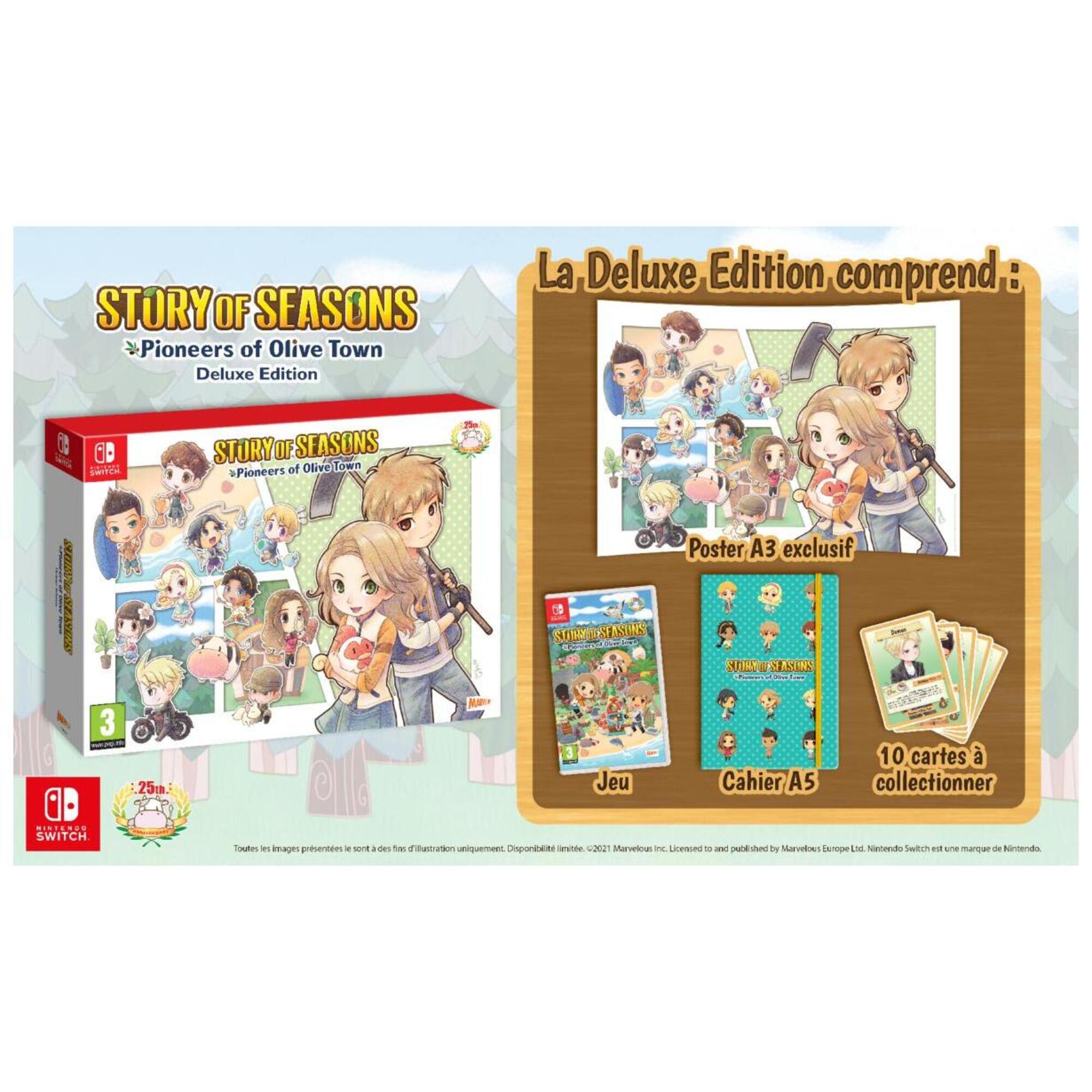 Story of Seasons : Pioneers of Olive Town Deluxe Edition Switch - Neuf