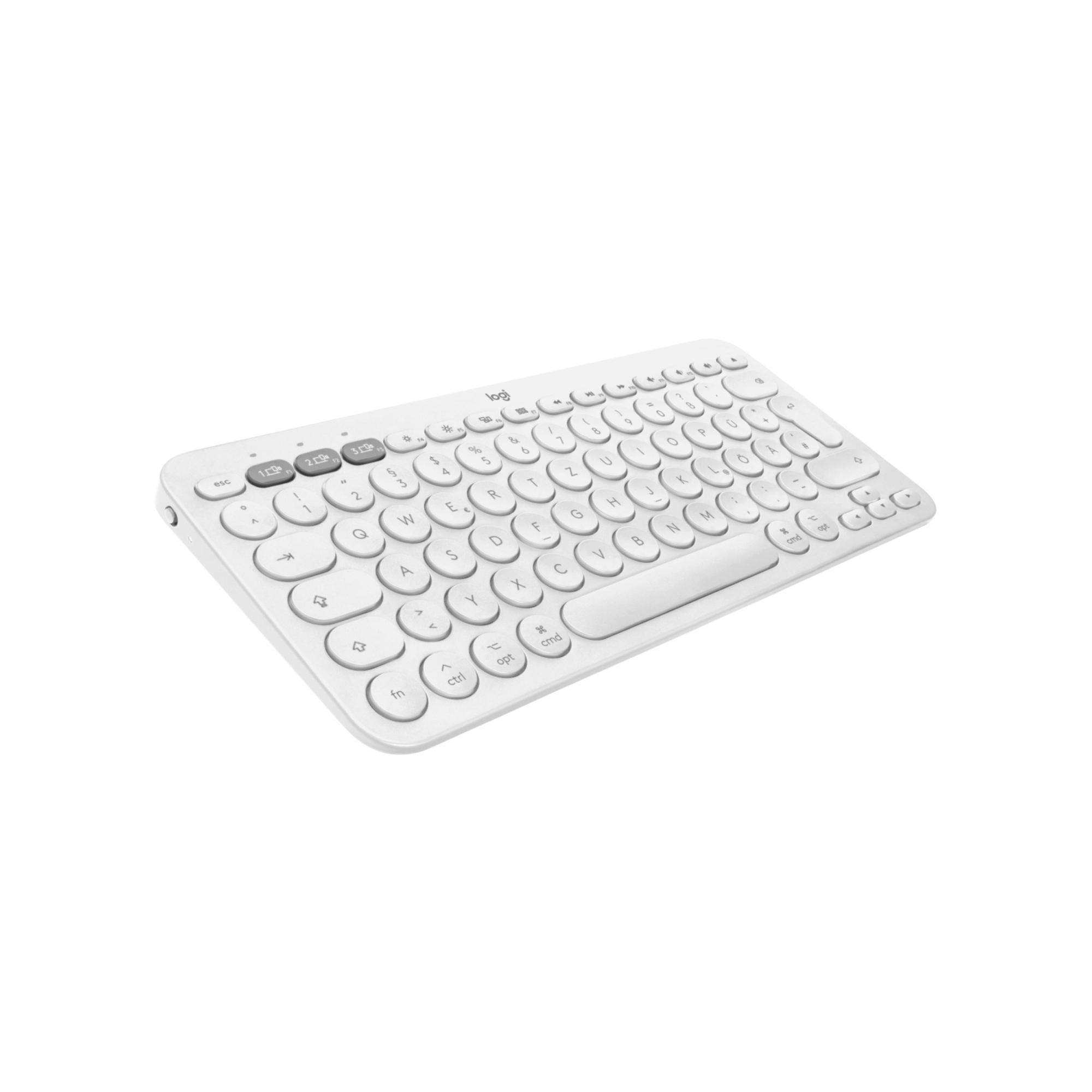 Logitech K380 for Mac Multi-Device Bluetooth Keyboard clavier Universel AZERTY Français Blanc - Neuf