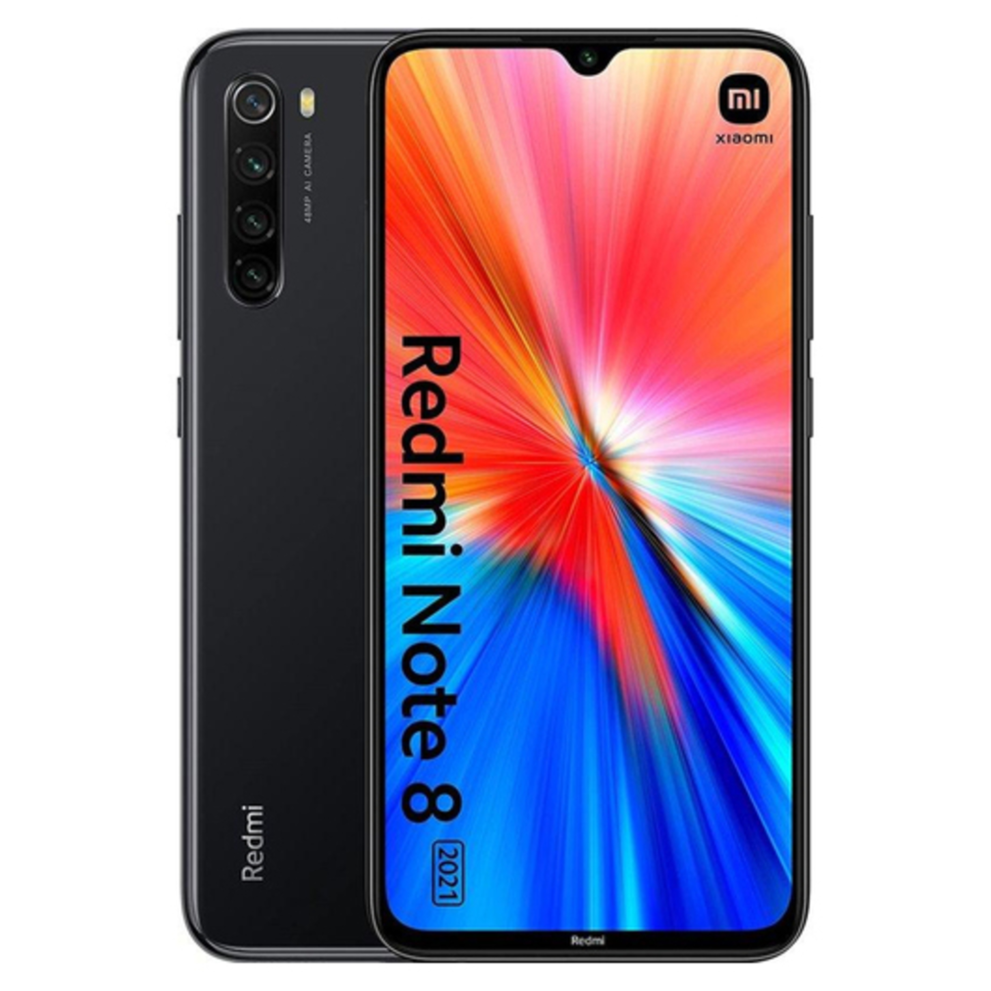 Redmi Note 8 2021 64 Go, Noir - Excellent état