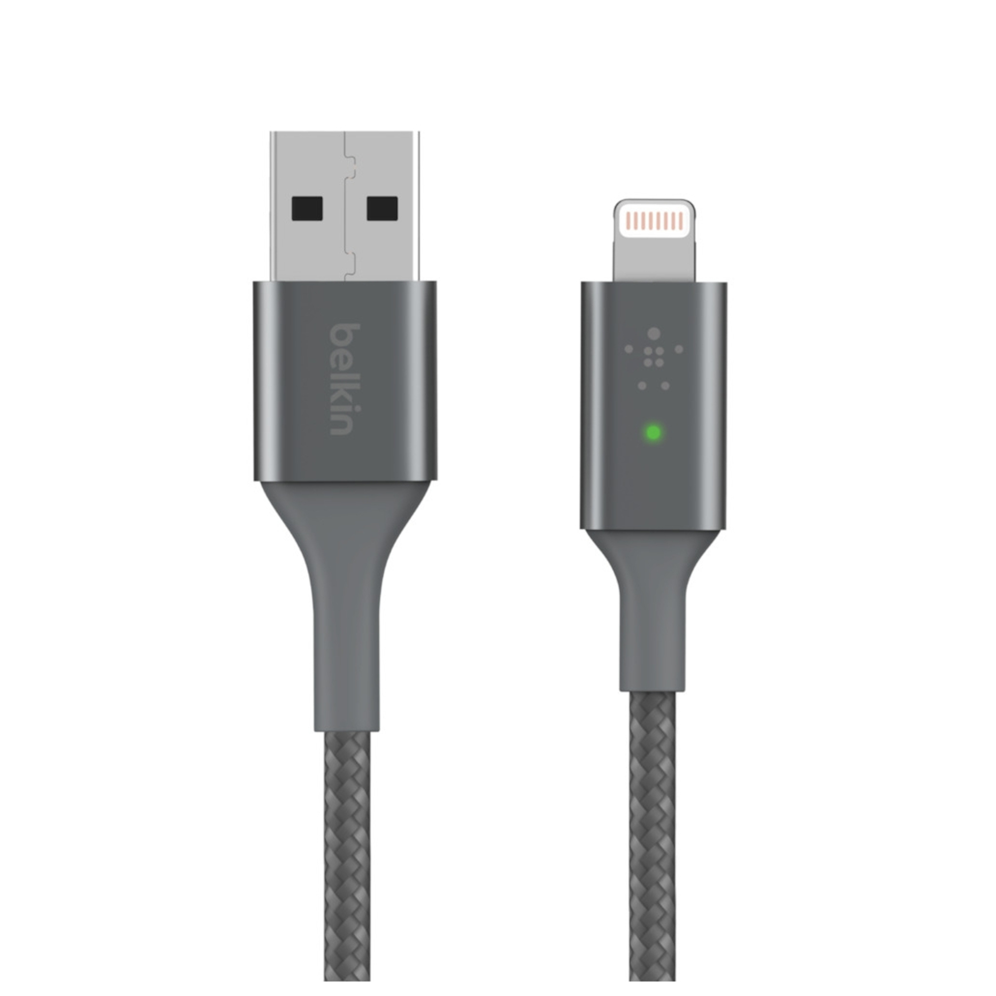 BELKIN  Boost Charge Smart C&acirc;ble USB A vers Lightning 1,2 m Gris