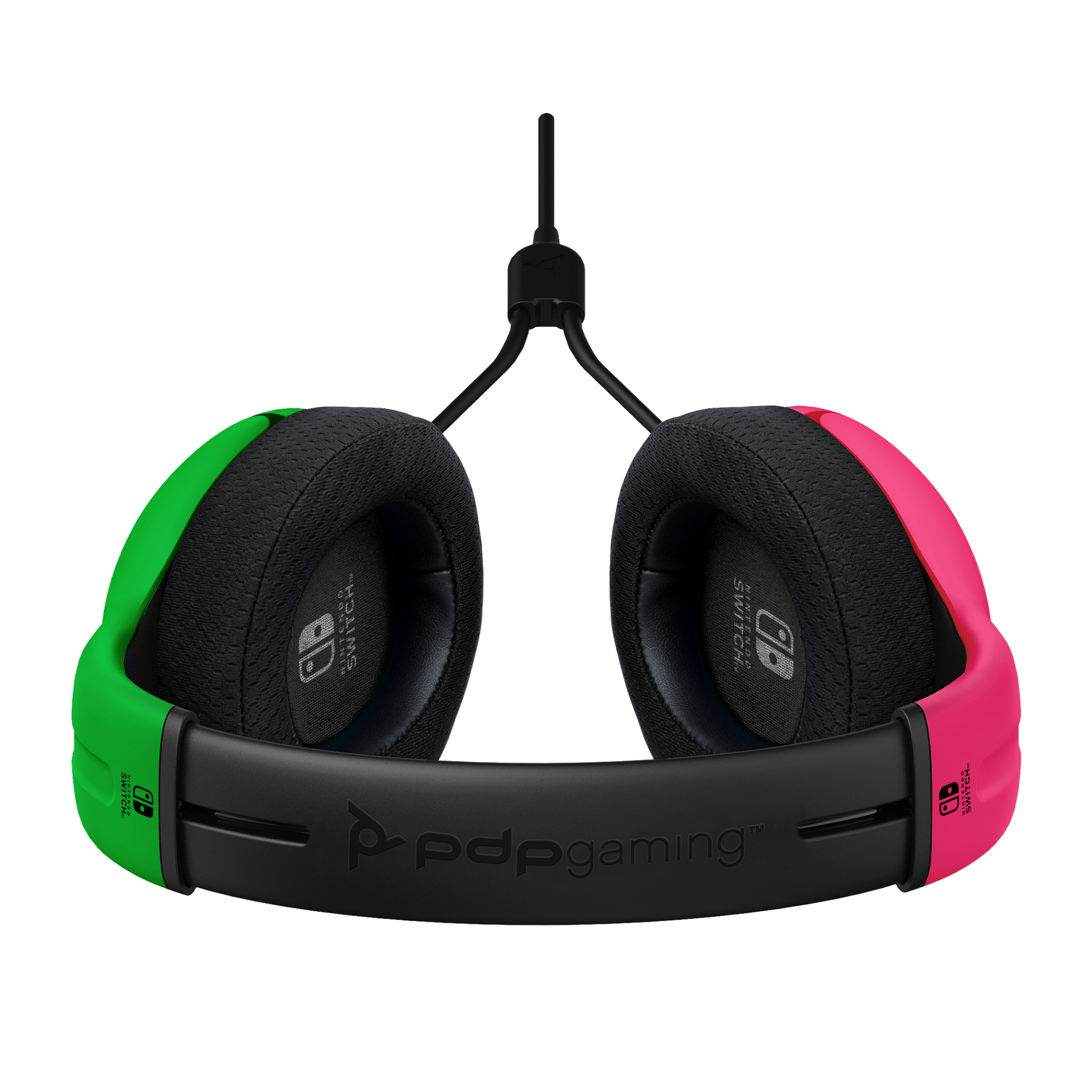 PDP LVL40 Casque Avec fil Arceau Jouer Noir, Vert - Neuf