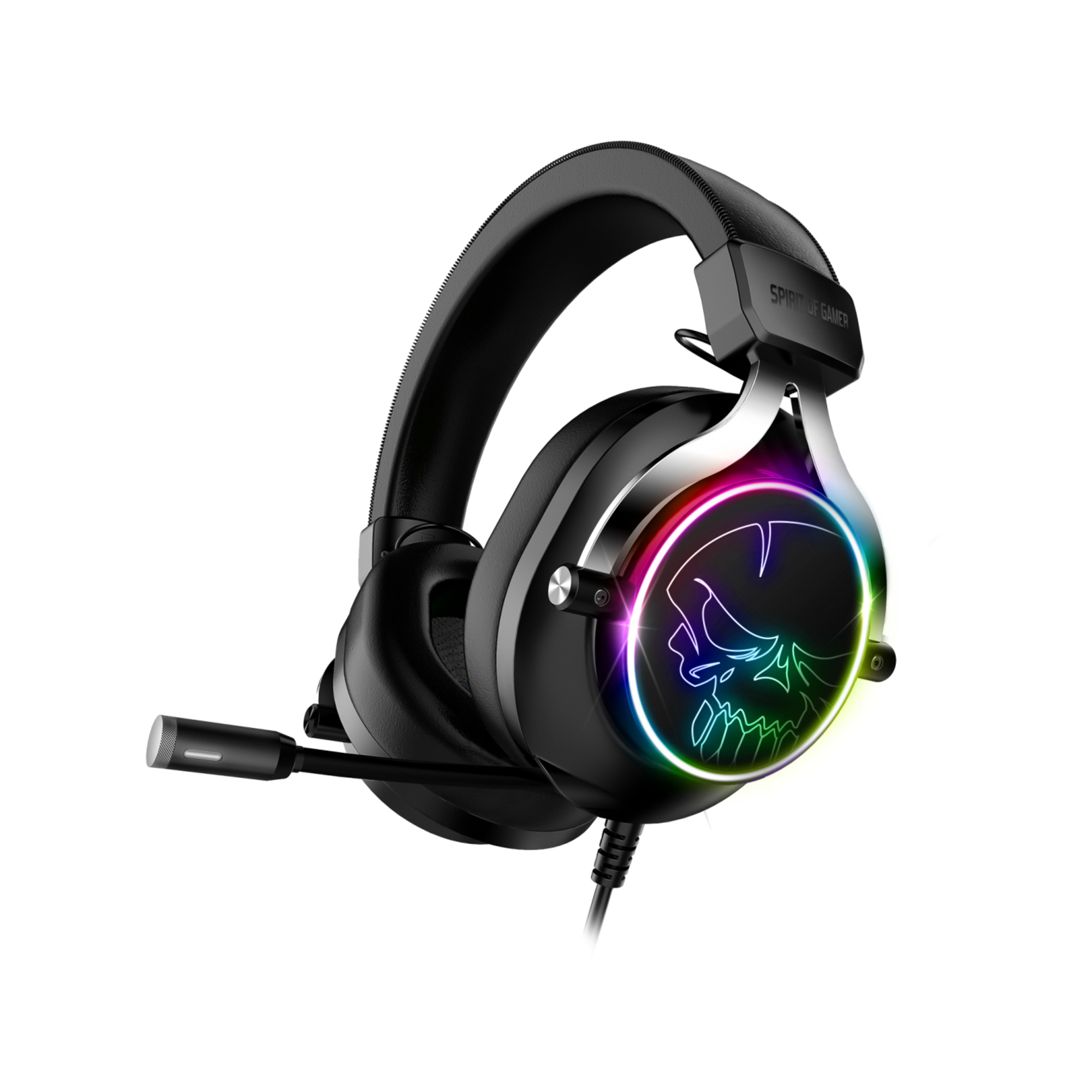 Spirit of Gamer XPERT-H600 Casque Avec fil Arceau Jouer USB Type-A Noir - Neuf