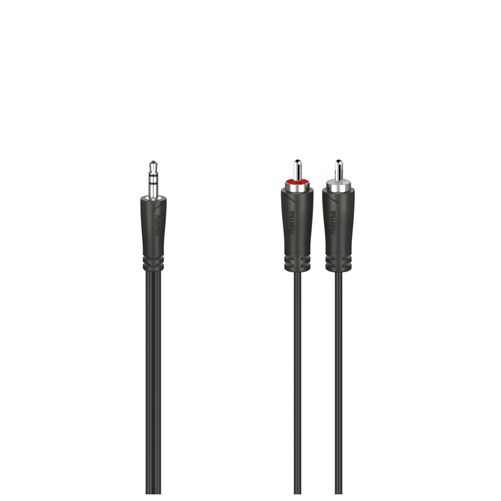 Hama 00200720 câble audio 1,5 m 3,5mm 2 x RCA Noir - Neuf