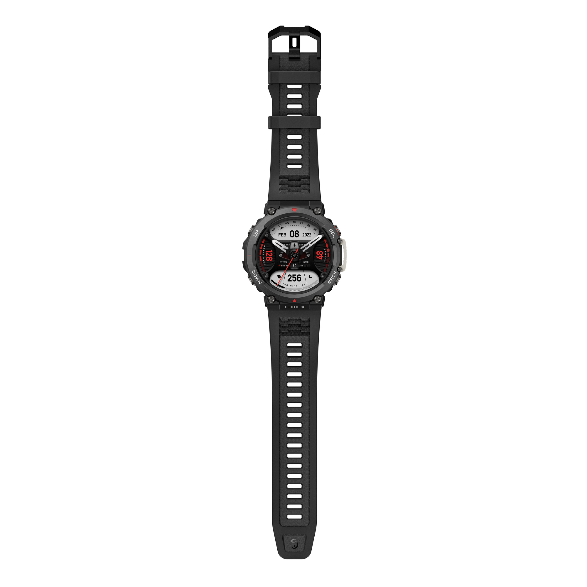 Amazfit T-Rex 2 3,53 cm (1.39 ) AMOLED 47 mm Numérique 454 x 454 pixels Écran tactile Noir GPS (satellite) - Neuf