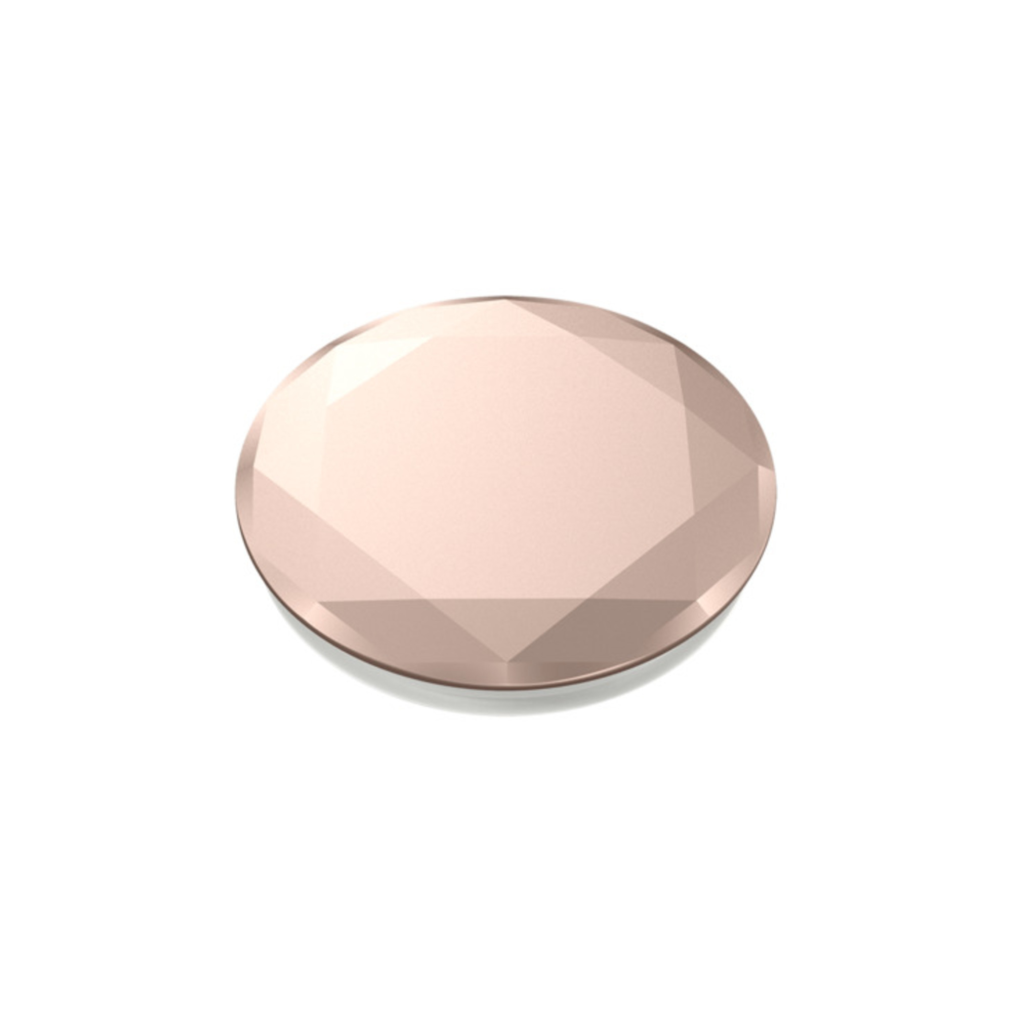 PopSockets PopGrip, Diamant Métallique Or Rose - Neuf