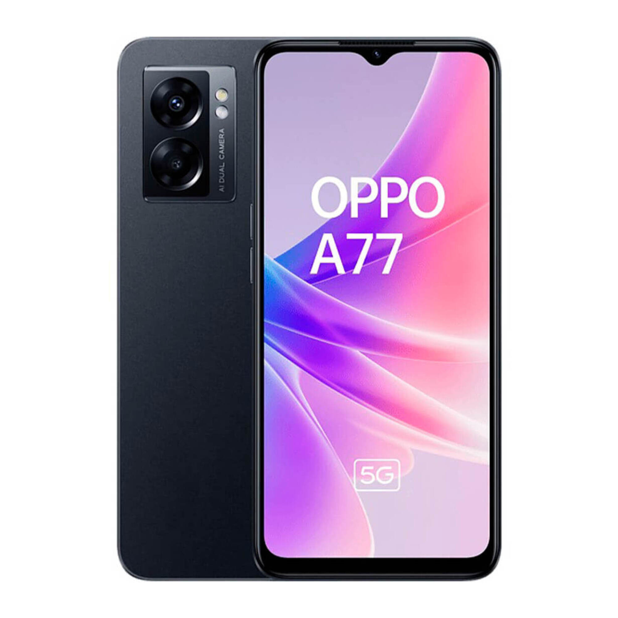 Oppo A77 5G 128 Go, Noir, débloqué - Très bon état