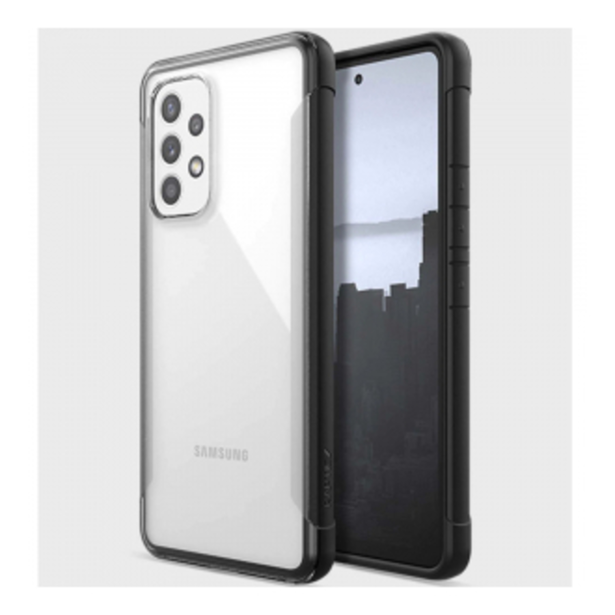 RAPTIC  Earth Coque noire fum&eacute;e compatible avec Samsung Galaxy A53 5G