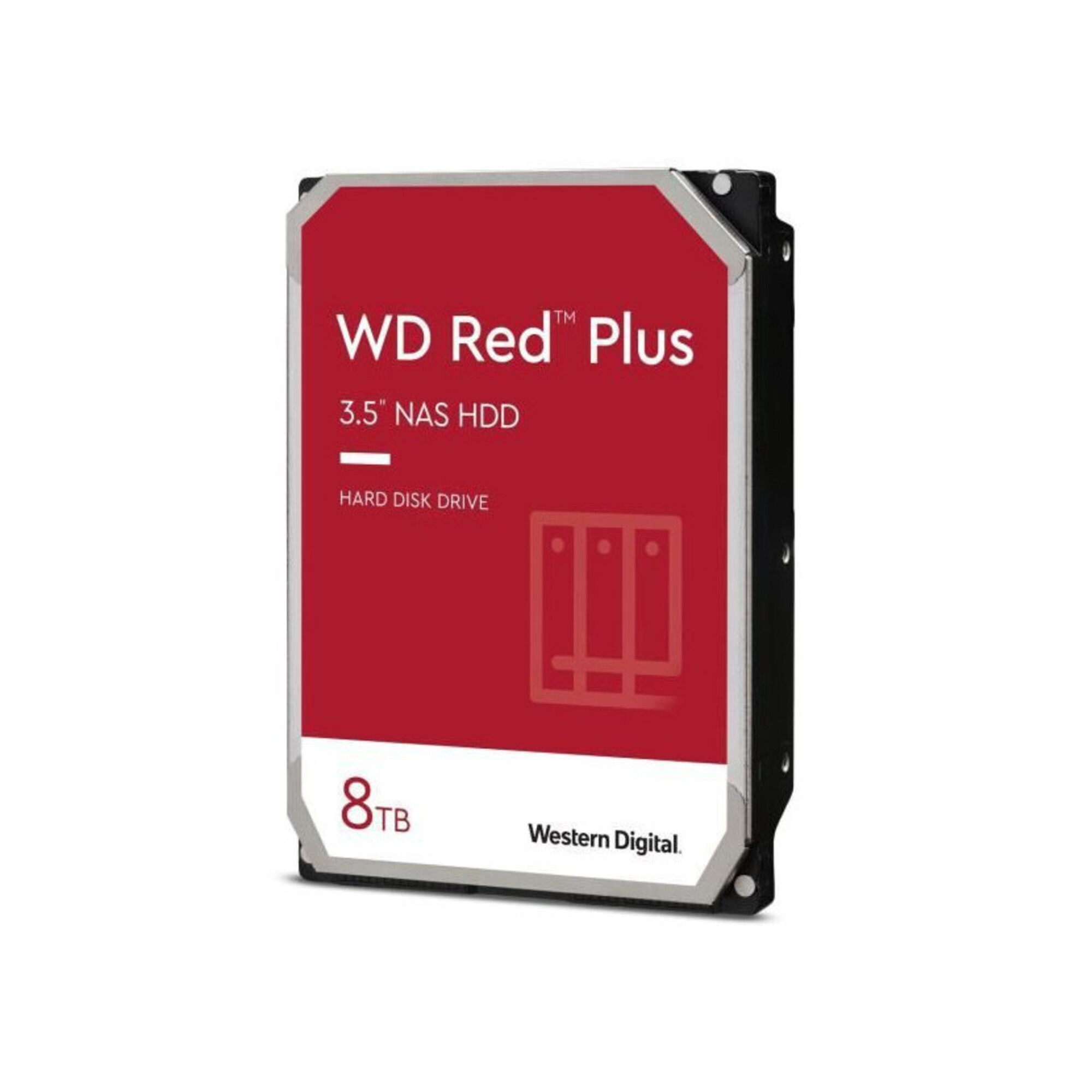 Western Digital WD Red Plus disque dur 8 To 7200 tr/min 3.5  Série ATA III - Neuf