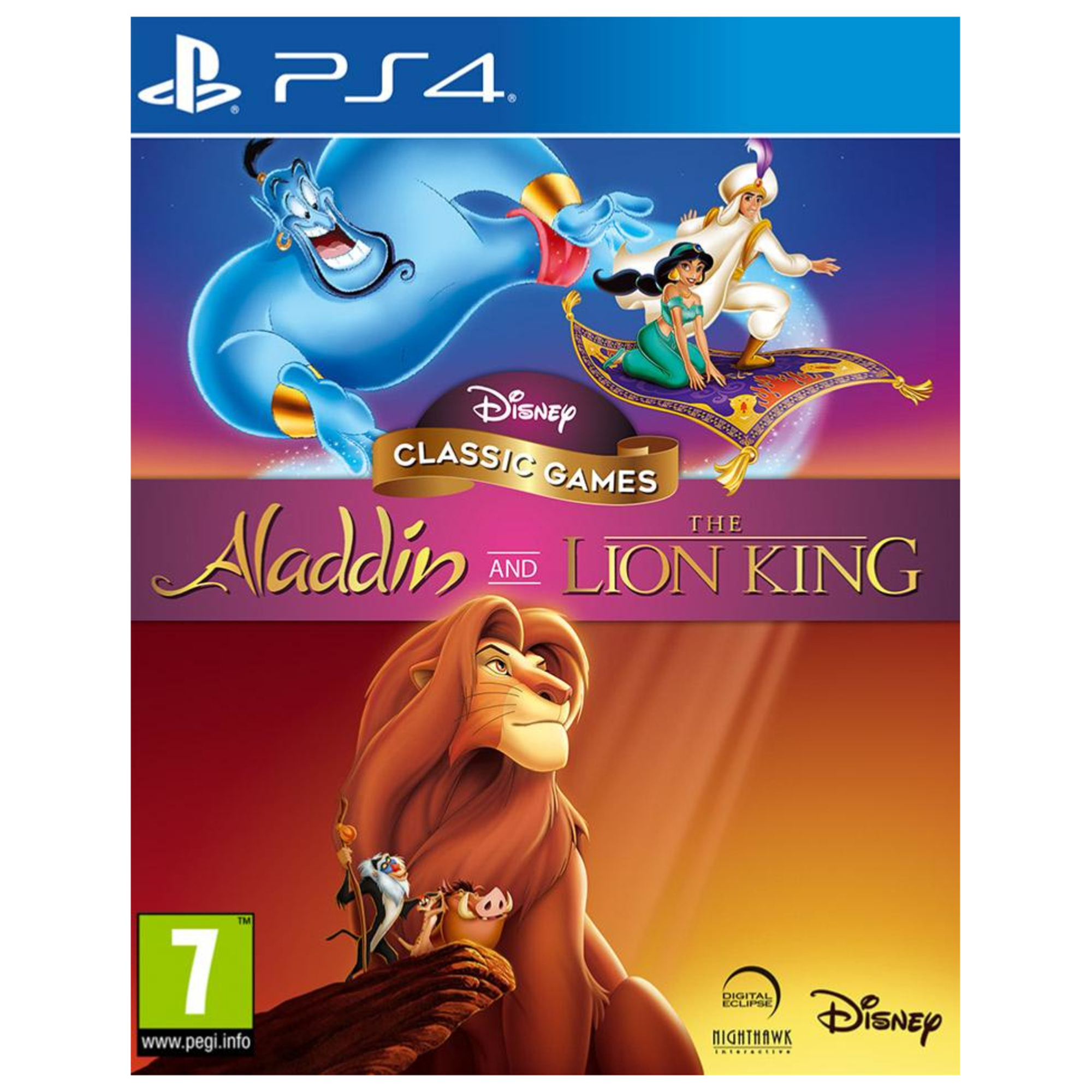 Disney Classic Games Aladdin and The Lion King Jeu PS4 - vue 2