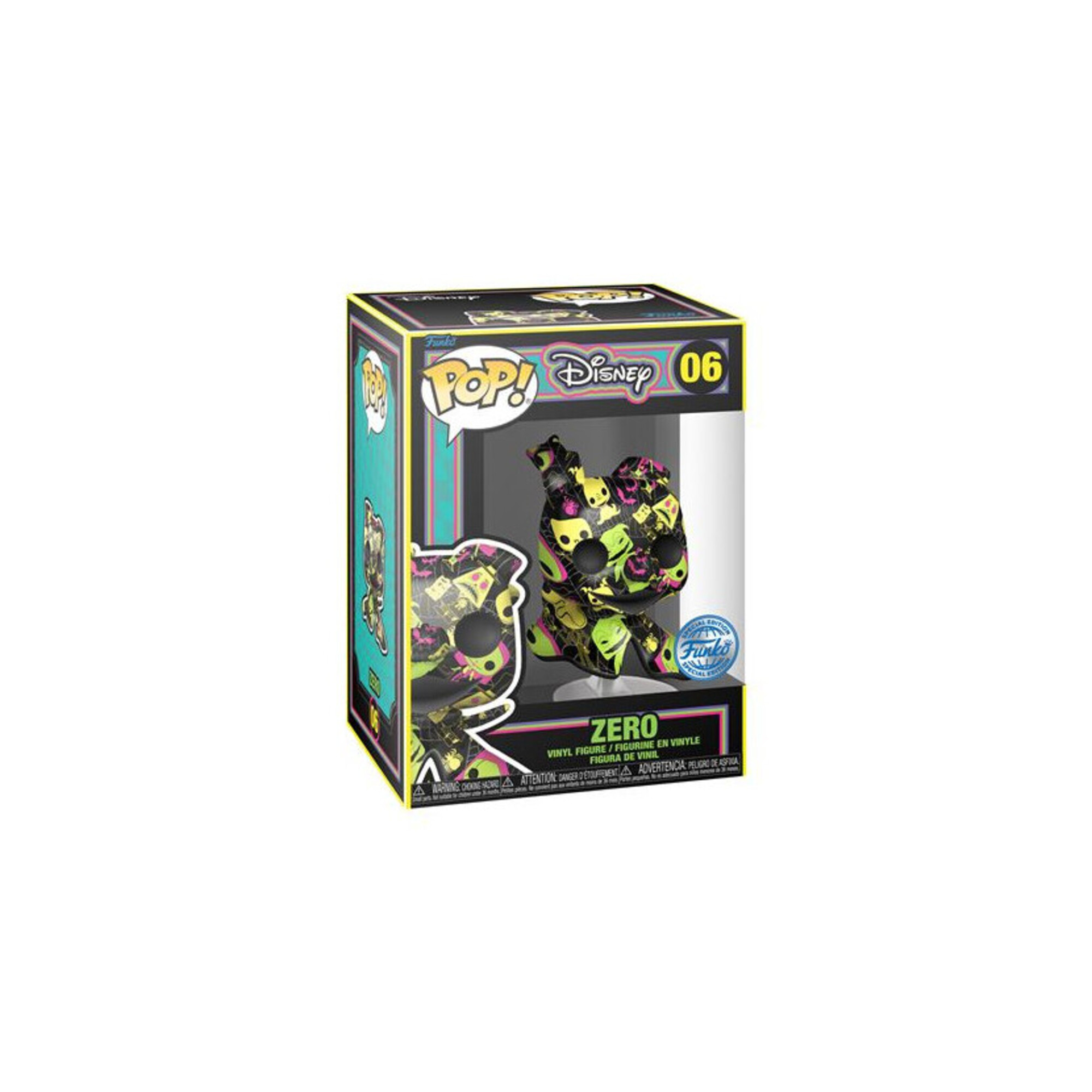 Figurine Funko Pop Artist Series Disney The Nightmare Before Christmas Zero Neuf