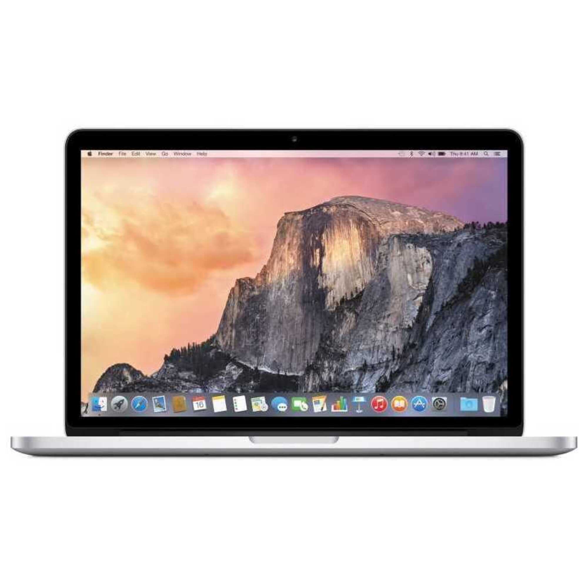 MacBook Pro Core i7 (2015) 15', 2.5 GHz 256 Go 16 Go  , Argent - AZERTY - Bon état