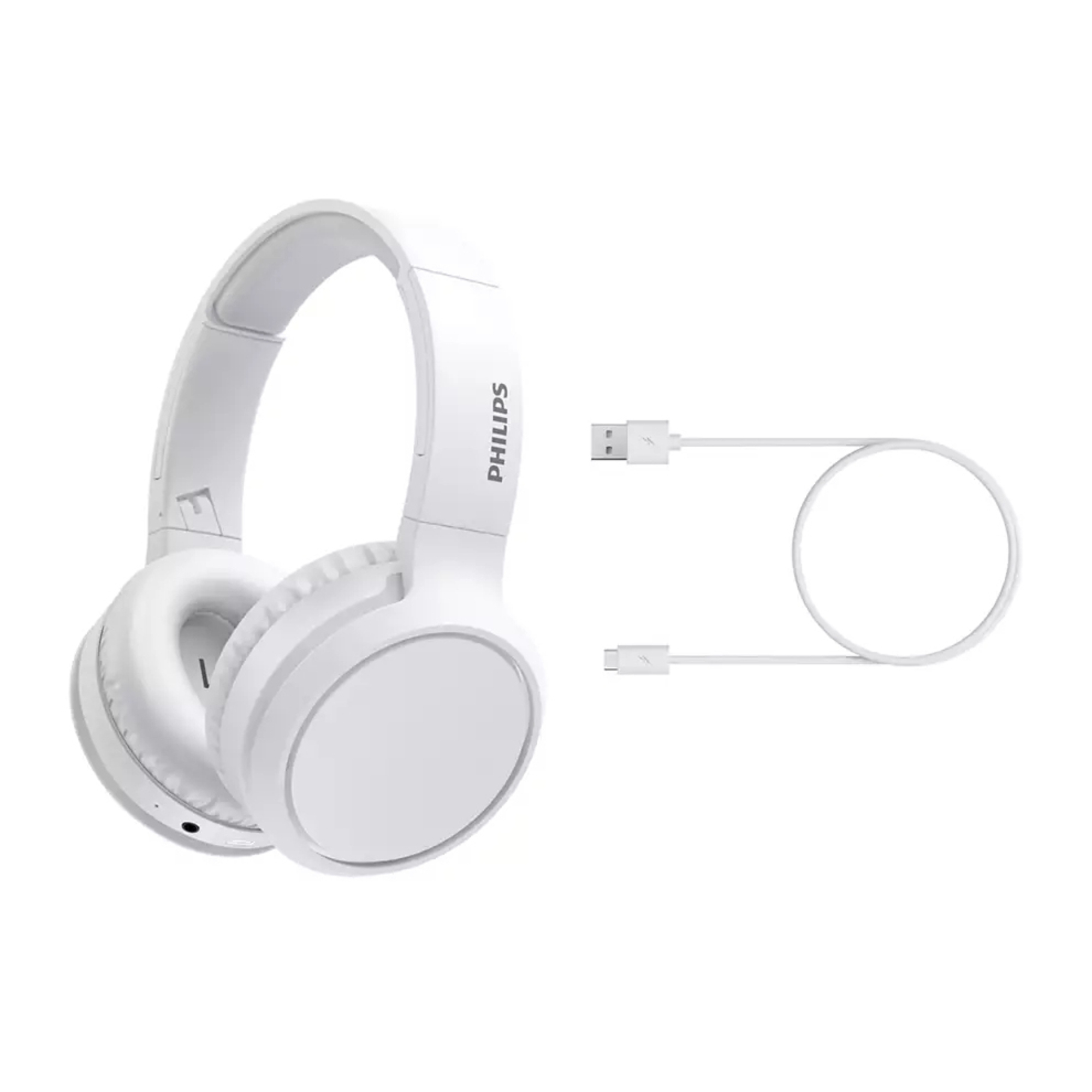 Casque Arceau Appels/Musique USB Type-C Bluetooth - Blanc - Neuf