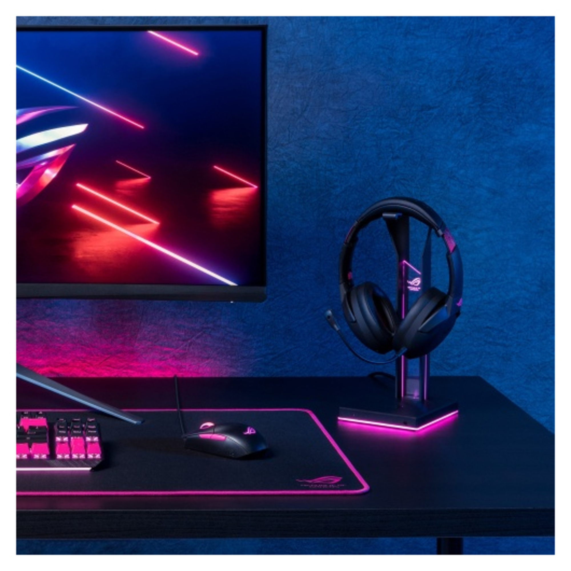 ASUS ROG Strix Go 2.4 Electro Punk Casque Avec fil &sans fil Arceau Jouer Bluetooth Noir - Neuf