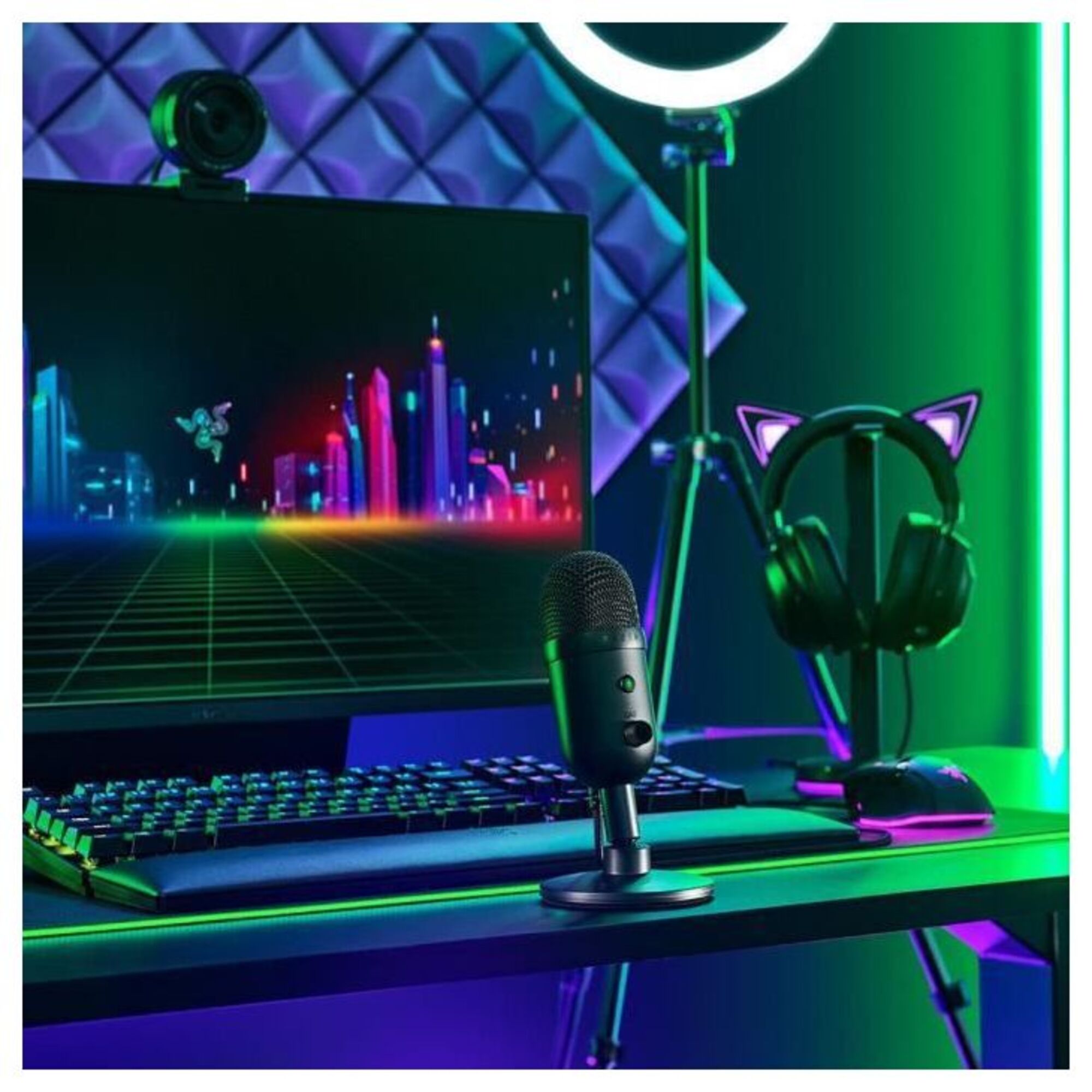 RAZER - Microphone Streaming - SEIREN V2 X - Neuf