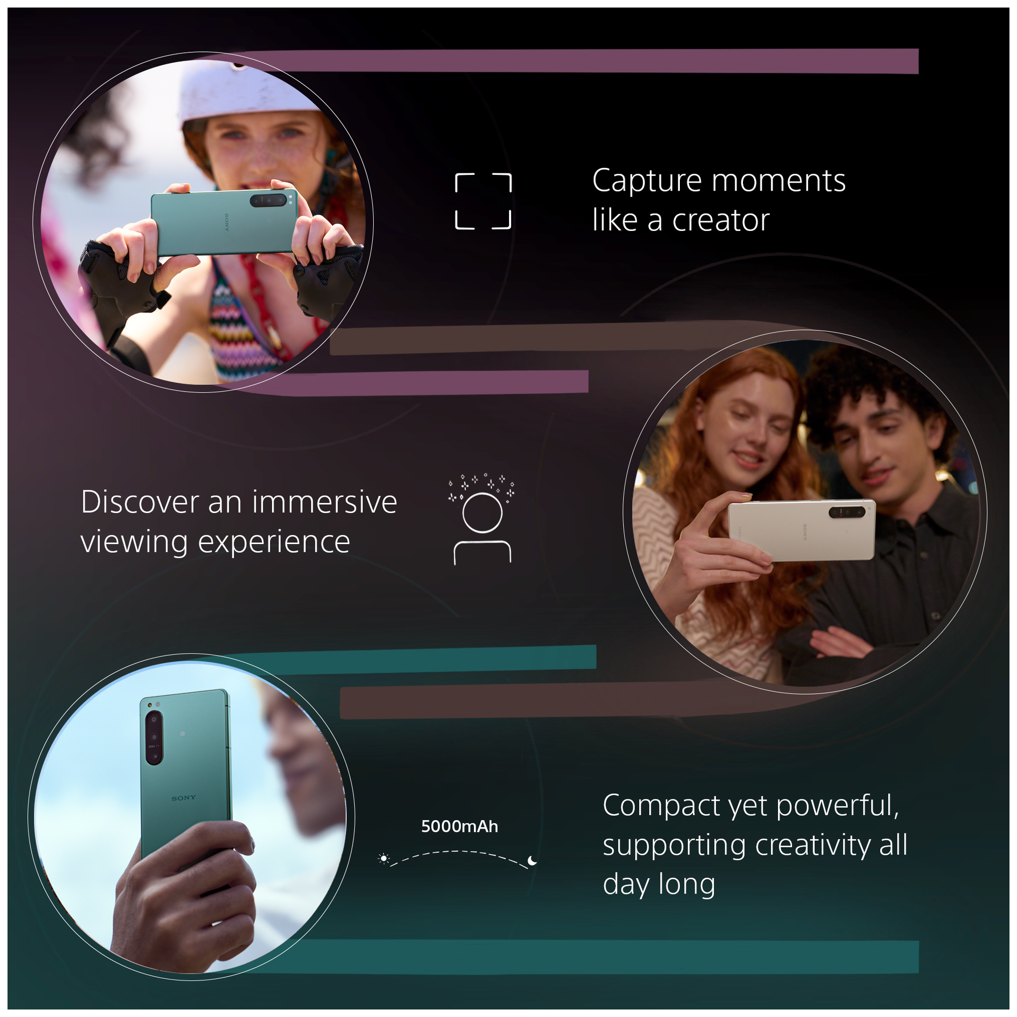 Sony Xperia X5 IV 5G 128GB D.Sim - Green 15,5 cm (6.1 ) Double SIM Android 12 USB Type-C 8 Go 128 Go 5000 mAh Vert - Très bon état