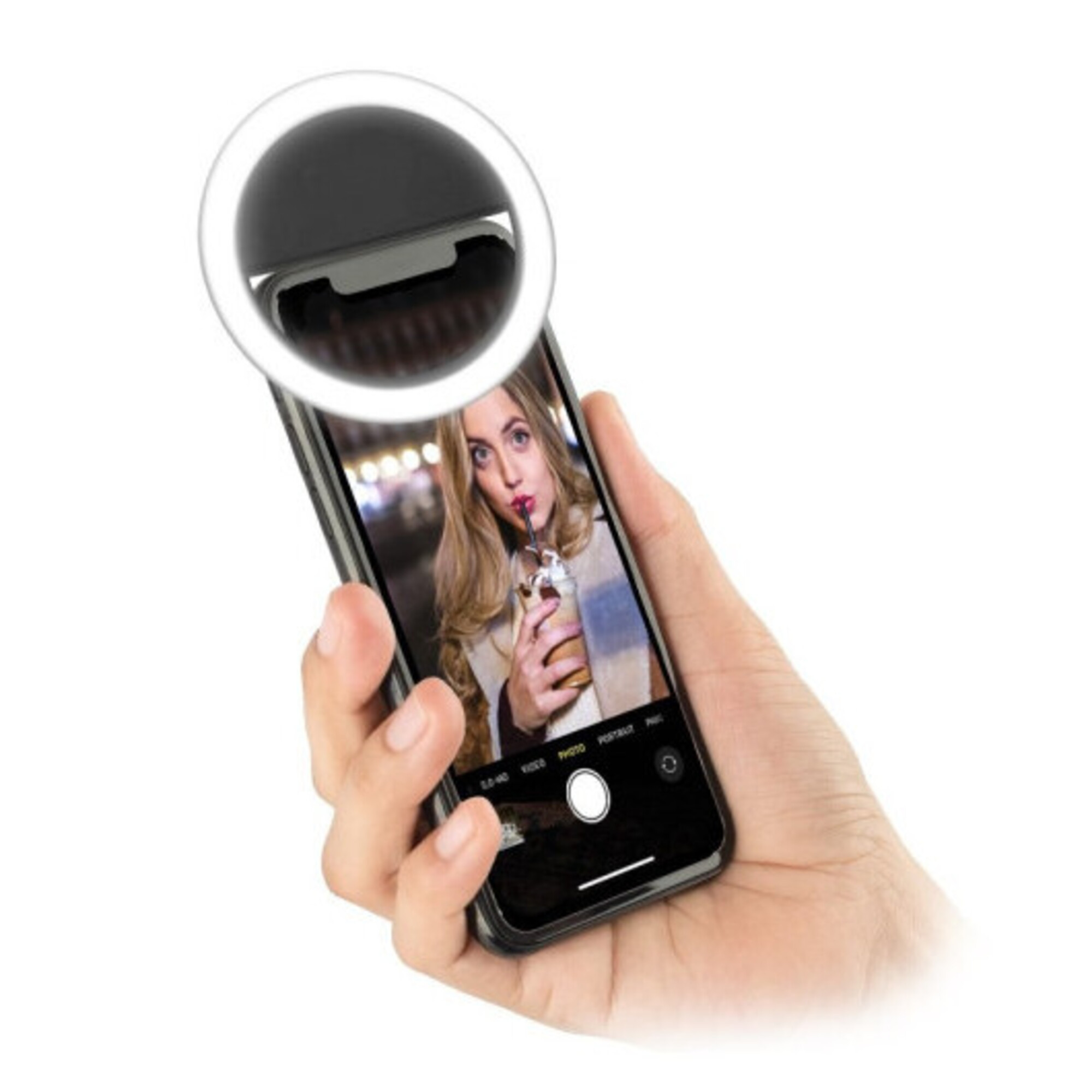 Anneau LED selfie pour smartphone - Neuf