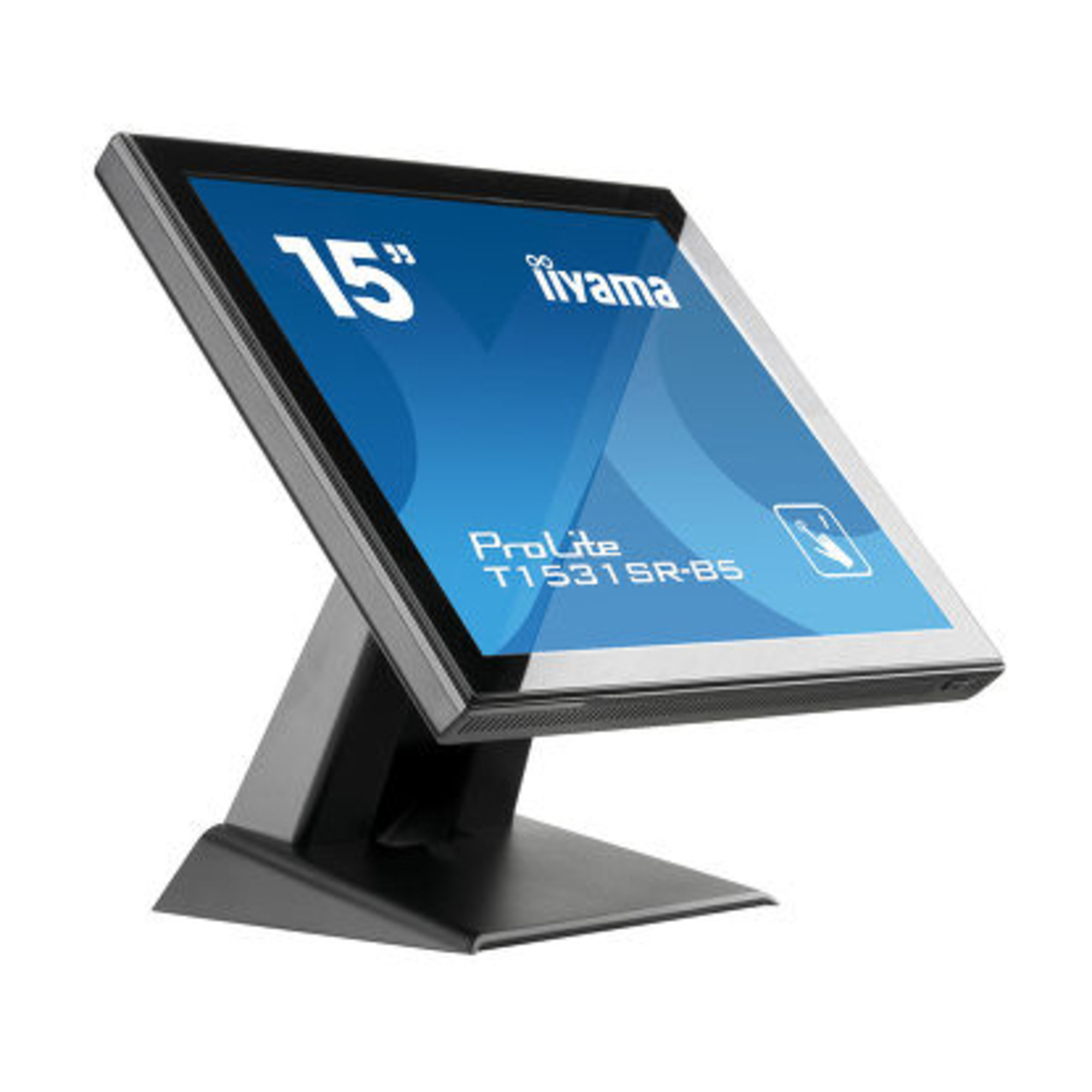 IIYAMA Écran LED ProLite T1531SR B5 15 Tactile 1024 x 768 TN 370 cdm² 700:1 8 ms HDMI VGA DisplayPort - vue 2