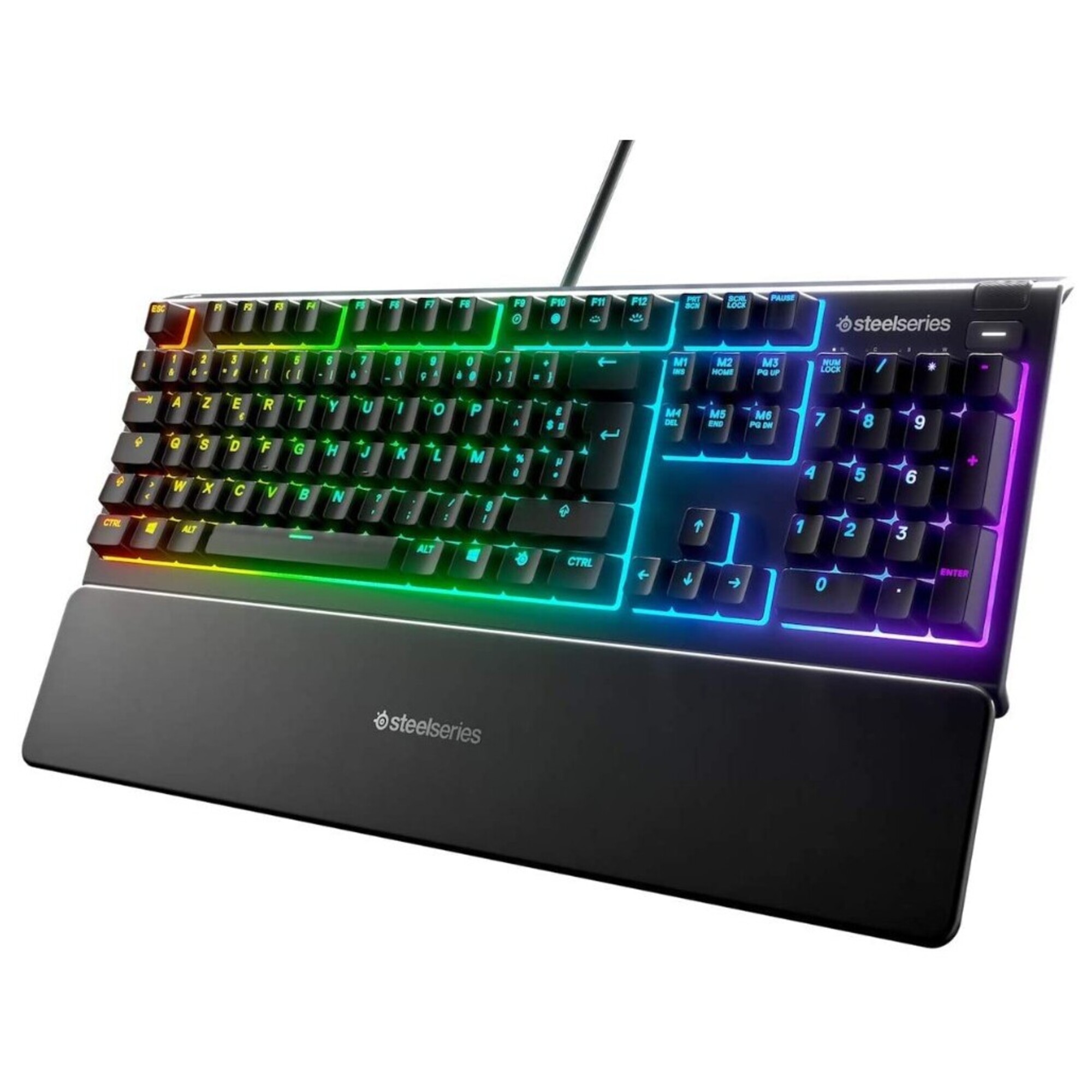 Steelseries APEX 3 clavier USB AZERTY Français Noir - Neuf