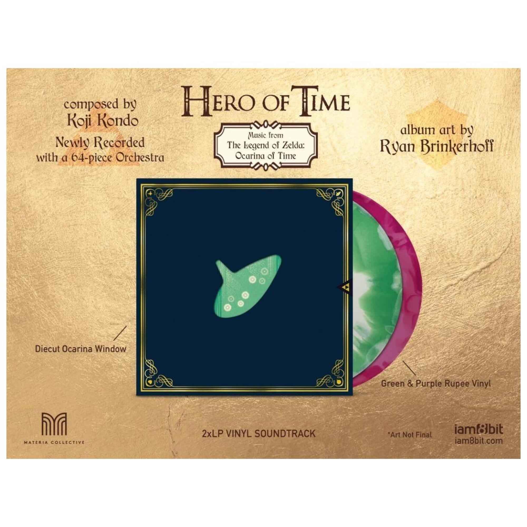Vinyle Hero of Time 2xLP music from The Legend of Zelda Ocarina of Time and - vue 2