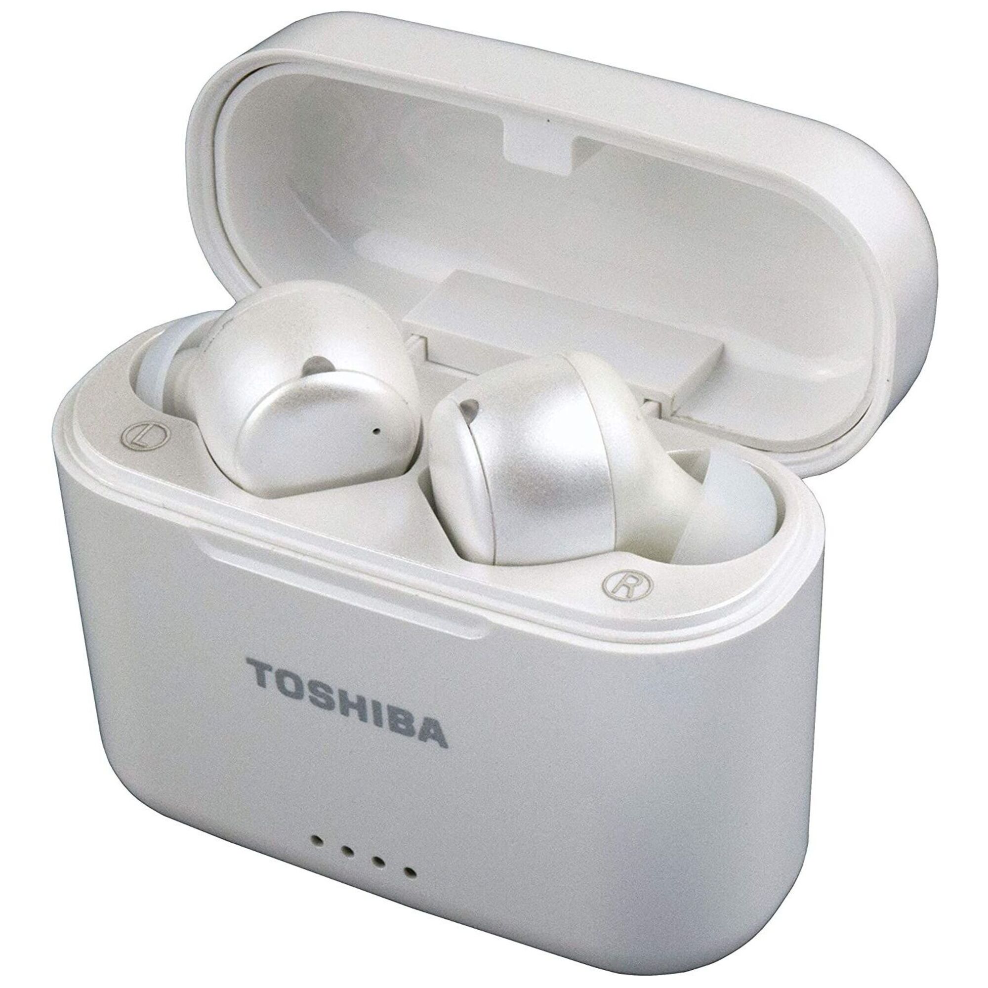 Ecouteurs True Wireless Waterproof HD Toshiba RZE BT1050 Pearl avec powercase Neuf