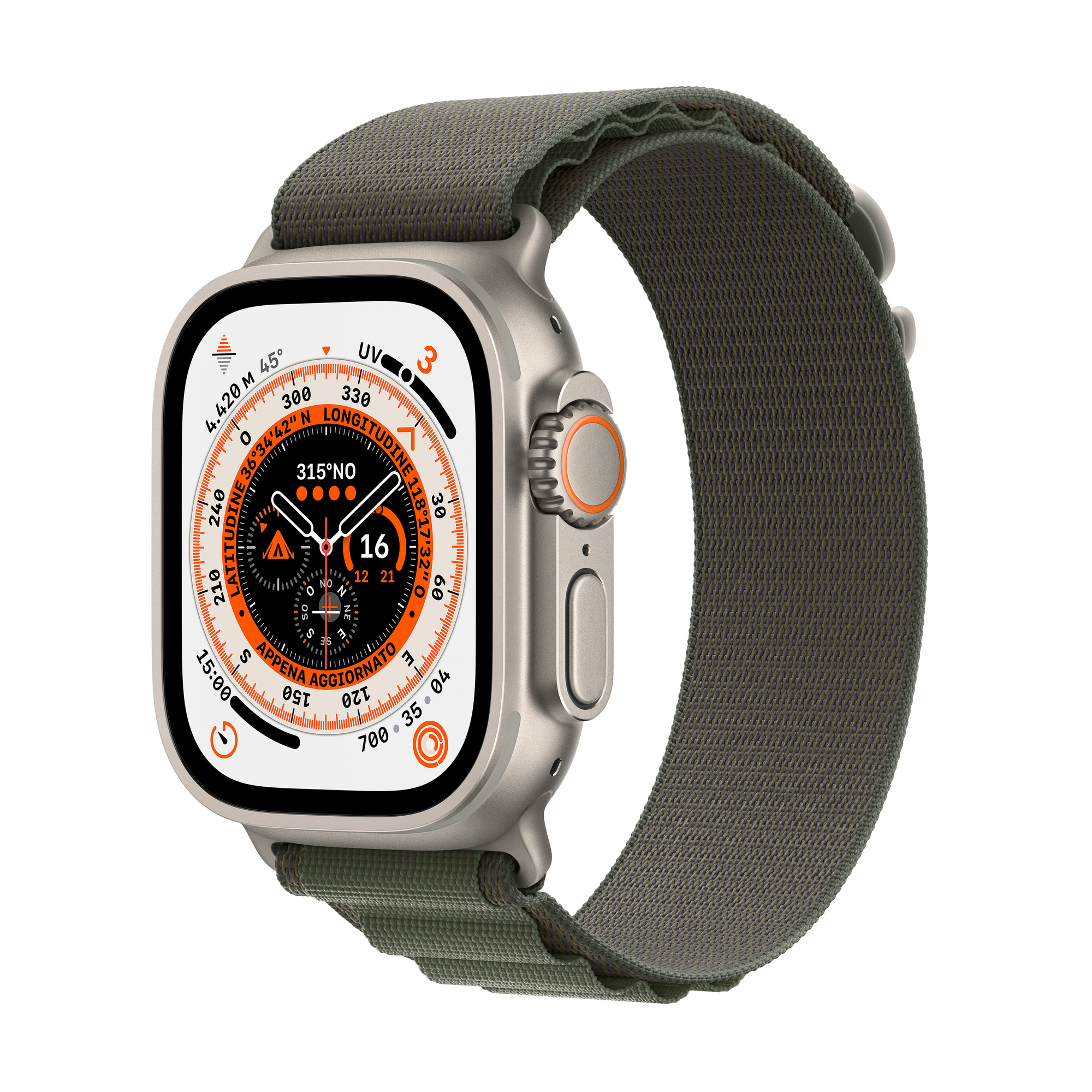 Acheter Watch Ultra GPS + Cellular, Boîtier en Titane de 49 mm avec Boucle Alpine - Vert - Taille du bracelet - M - Très bon état Très bon état - 506,90 € Watch Ultra GPS + Cellular, Boîtier en Titane de 49 mm avec Boucle Alpine - Vert - Taille du bracelet - M - Très bon état Très bon état - Apple reconditionné disponible sur Pixmania