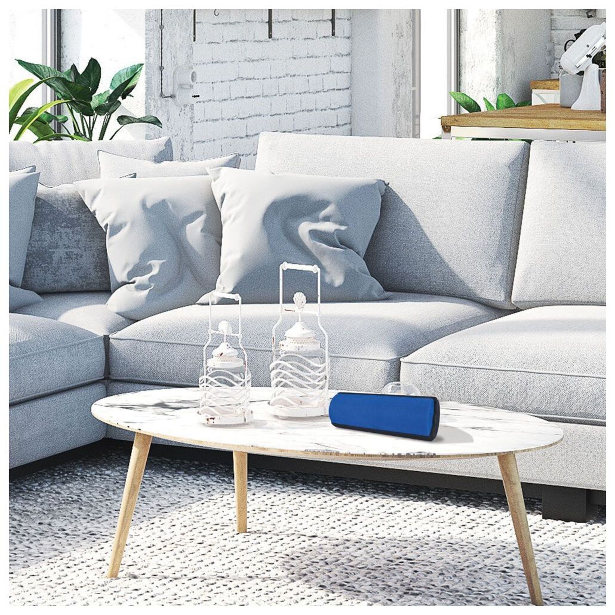Enceinte nomade Bluetooth Toshiba WSP-70, Bleu - Neuf
