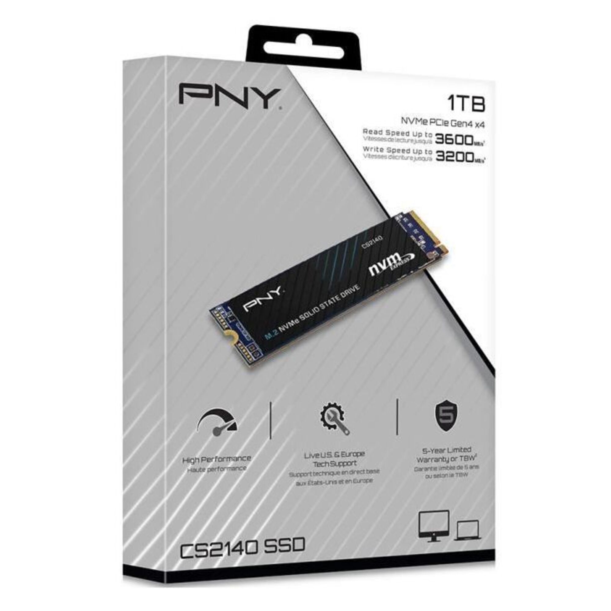 PNY CS2140 SSD .2 - vue 4