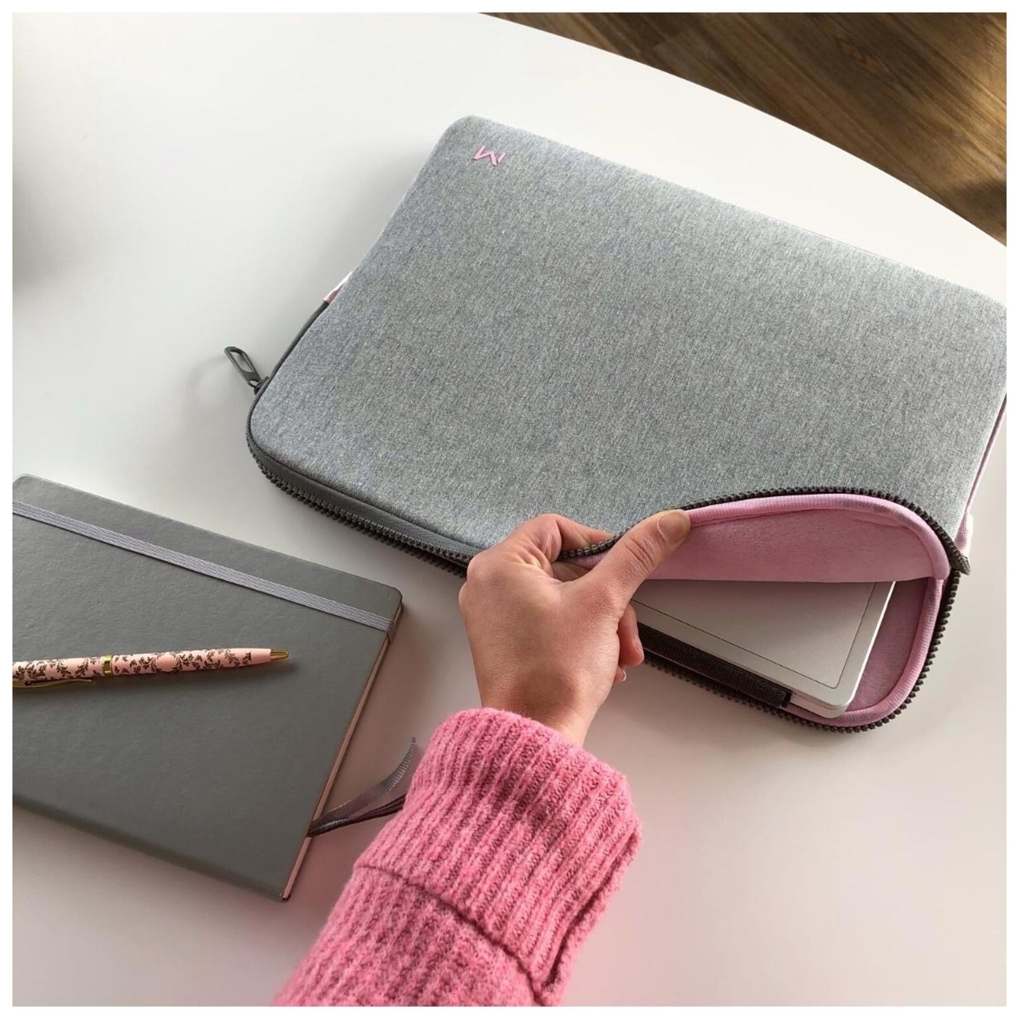 Housse à Mémoire de Forme pour Ordinateur 12.5 14 Pochette Protection PCNotebook Compatible MacBook AirPro 13.3 Intérieur Doux Neuf - vue 6