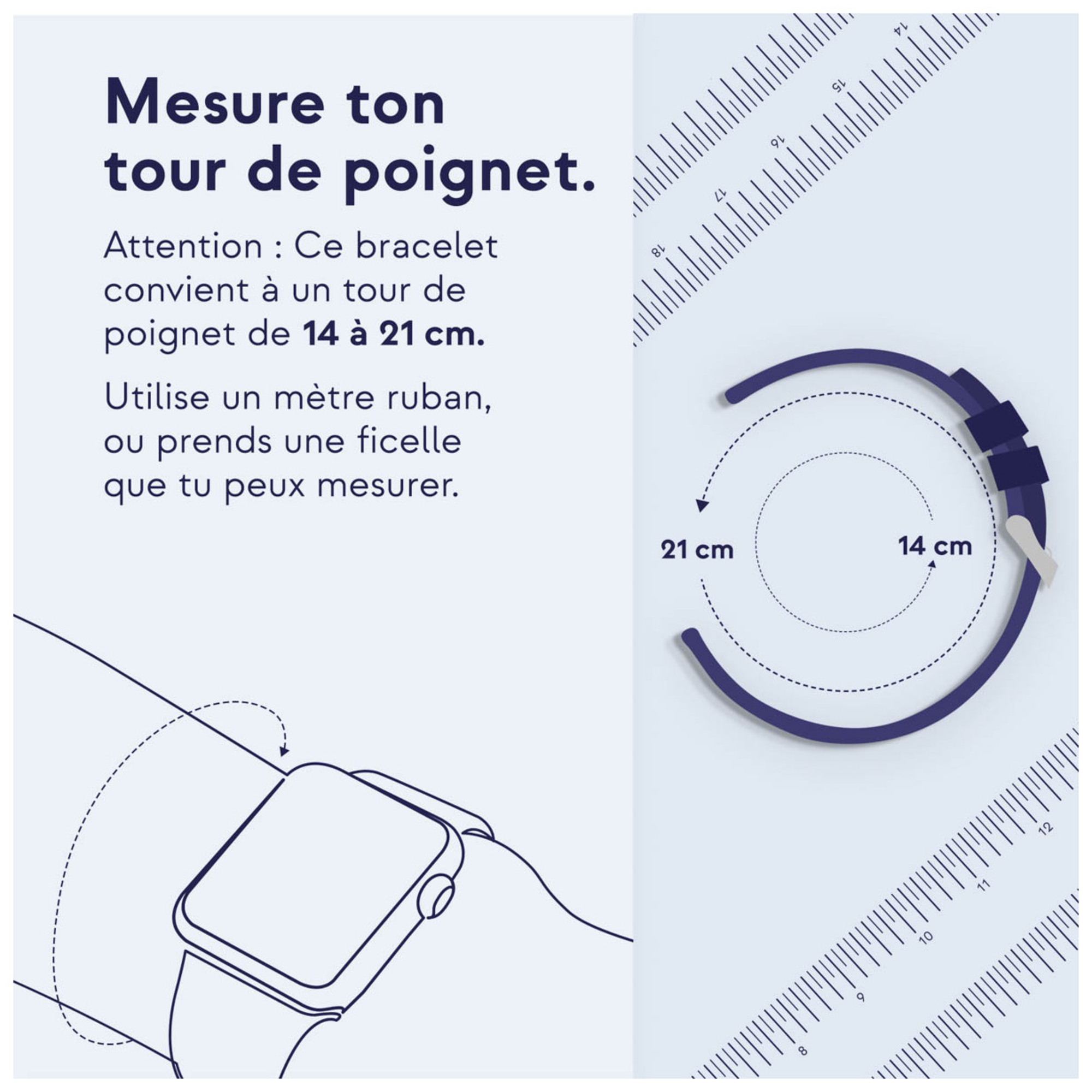 imoshion Bracelet pliant Milanese pour Apple Watch Series 1 á 9 / SE 384041 mm | Series 10 42 mm Neuf - vue 6