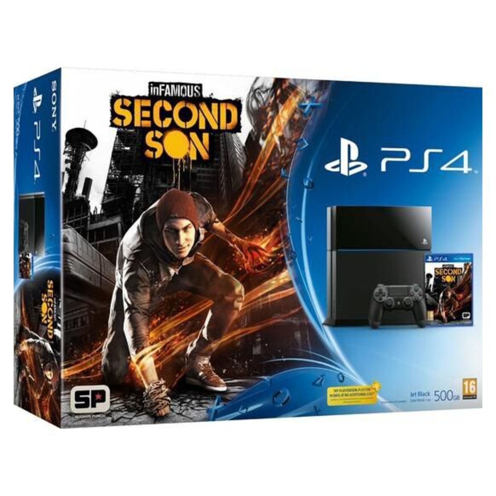 Console PS4 500 Go + InFamous : Second Son - Excellent état