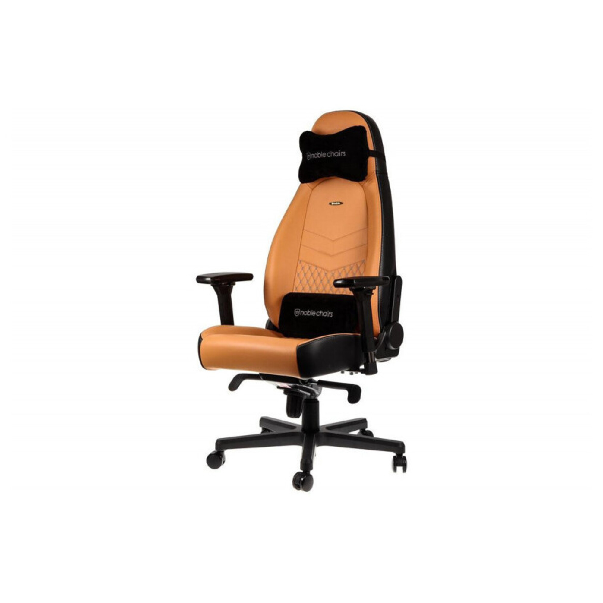 noblechairs ICON Chaise en cuir véritable Cognac / Neuf - vue 3
