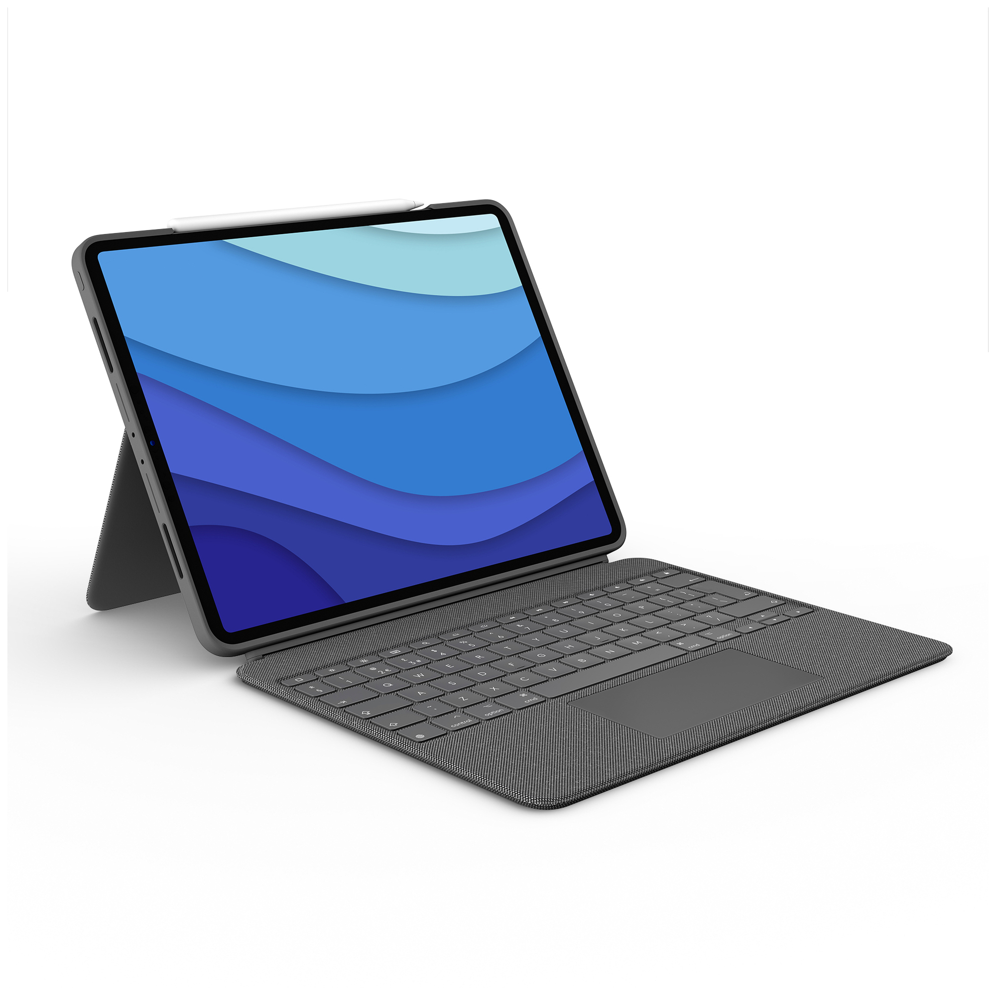 Clavier et étui Logitech Combo Touch Trackpad rétroéclairé QWERTZ Suisse oxford - vue 9