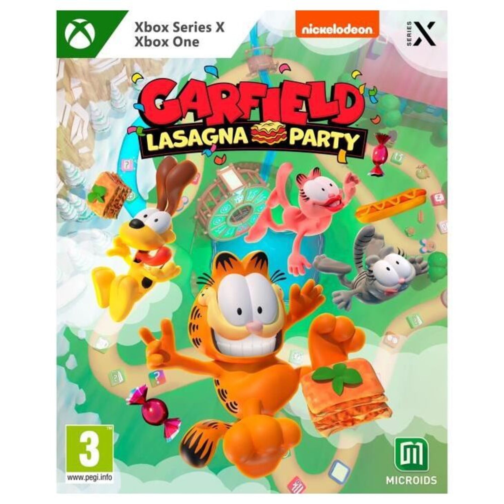 Garfield Lasagna Party Jeu Xbox One et Xbox Series - Neuf