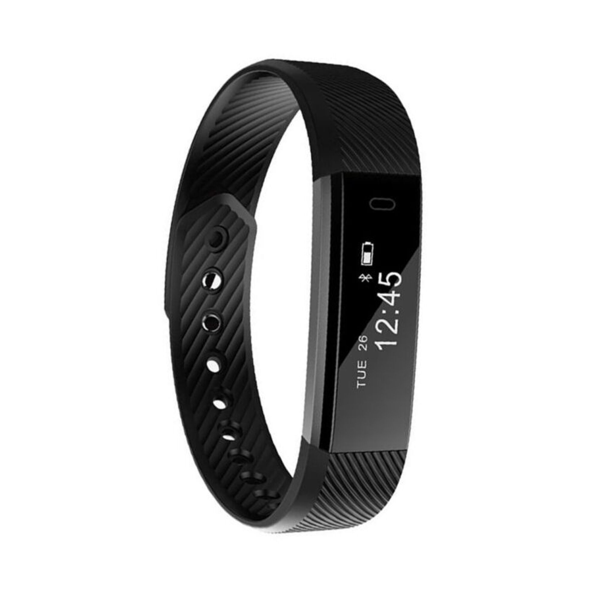 Bracelet Connecté iOs Android Smartwatch Bluetooth Cardio Podomètre Étanche Noir YONIS - Neuf