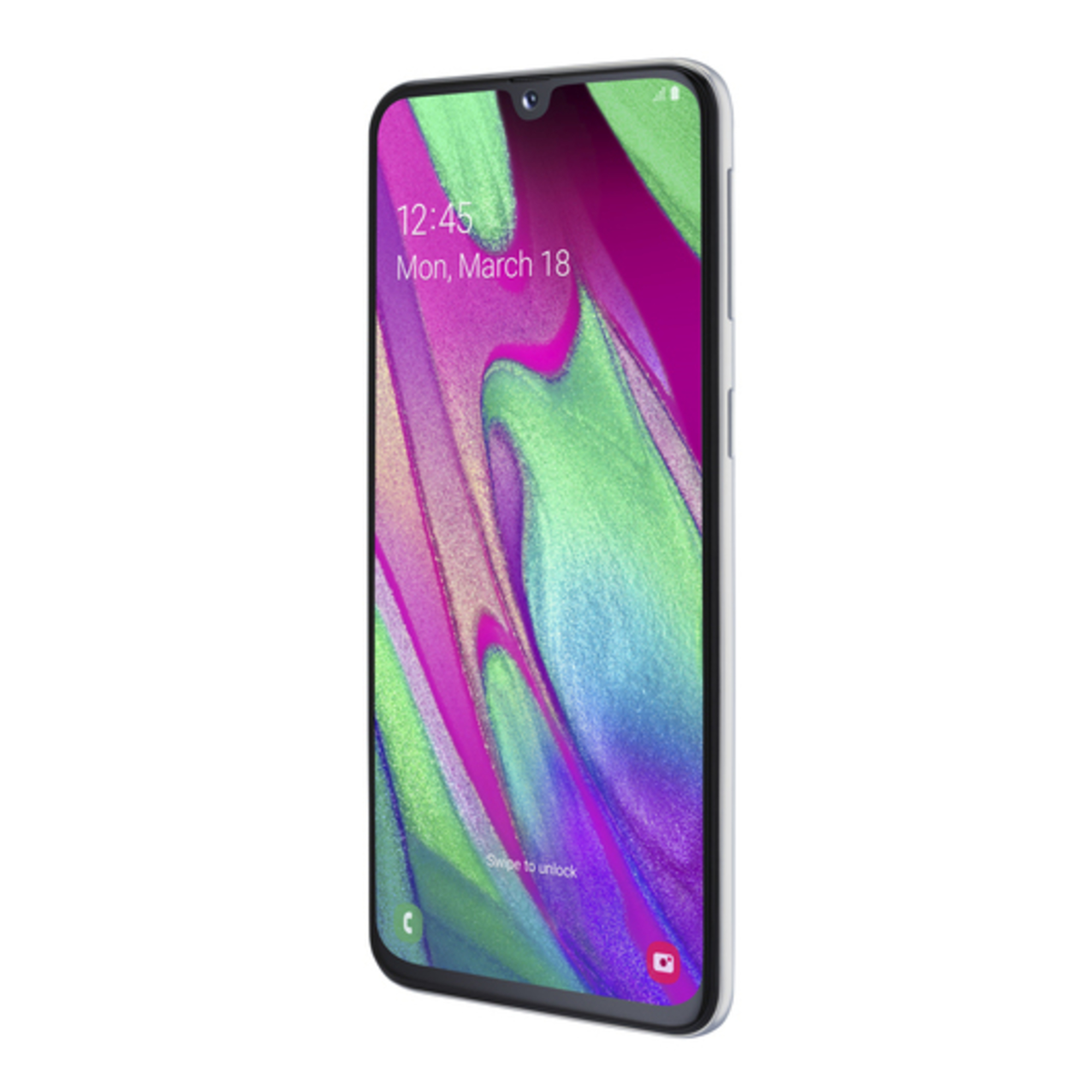 Galaxy A40 (2019) 64 Go, Blanc, débloqué - Bon état