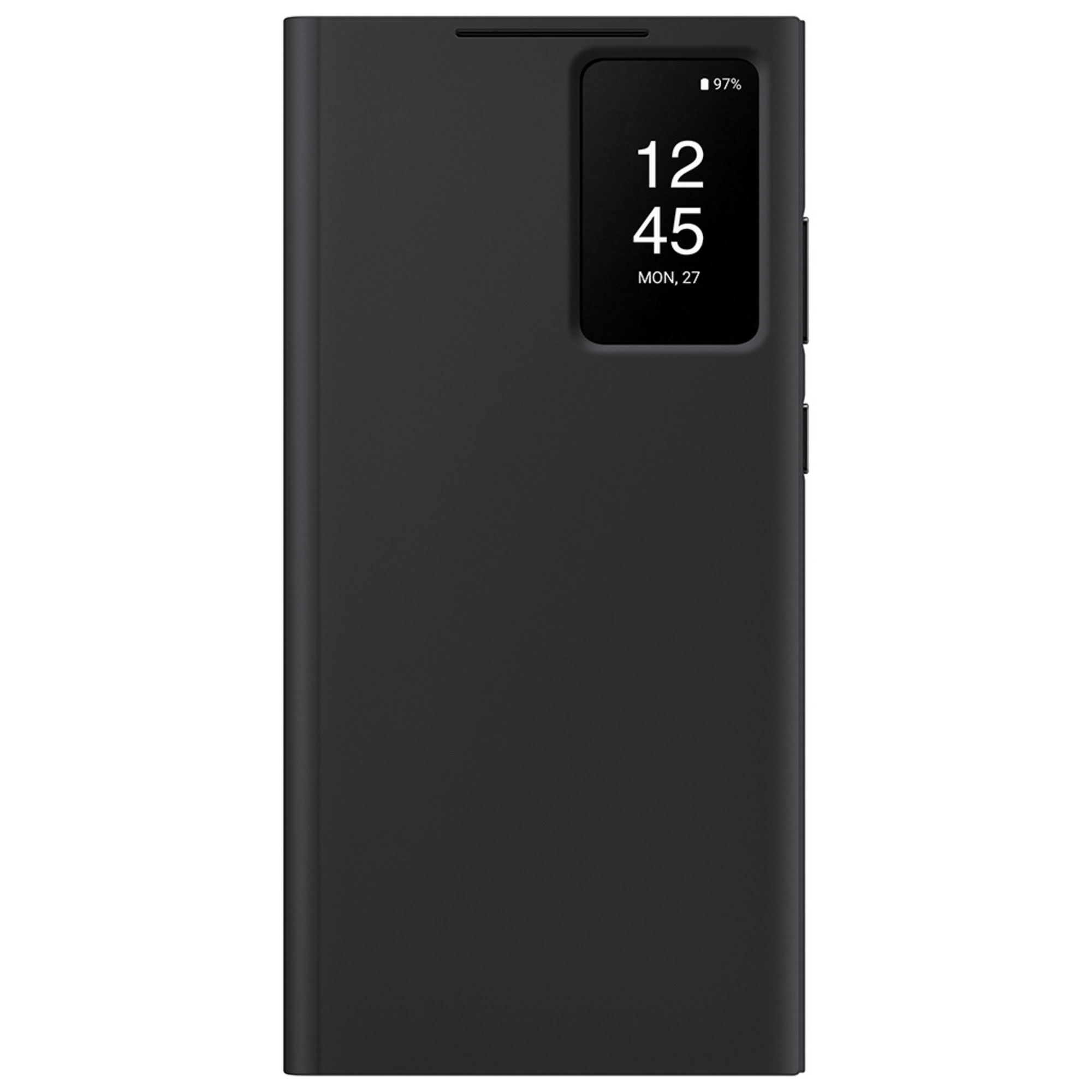 Etui Smart View Avec Porte-Carte Pour Samsung Galaxy S23 Ultra 5G Noir