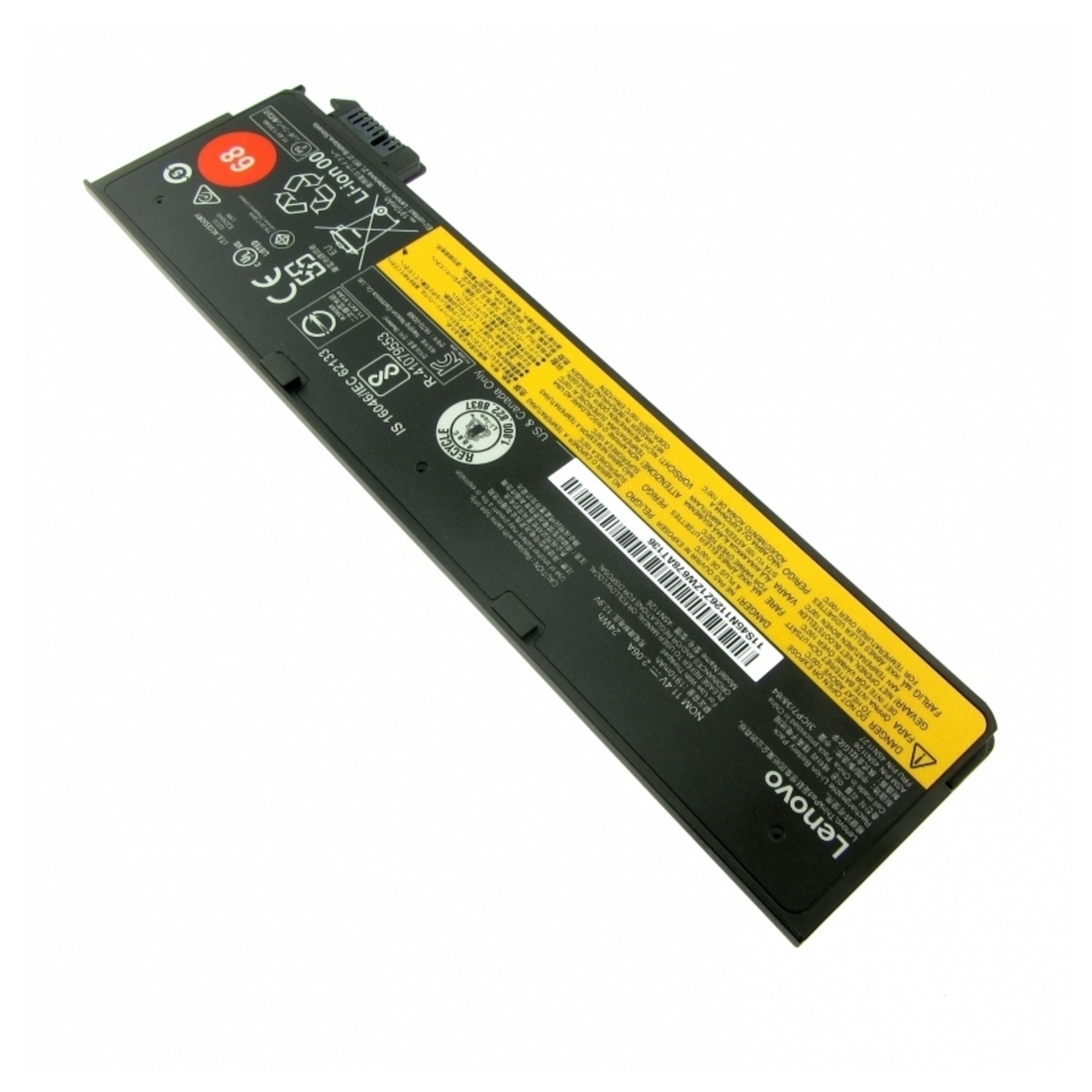 original Battery 68 LiIon, 11.4V, 2090mAh for LENOVO ThinkPad T450s (20BX) - Neuf