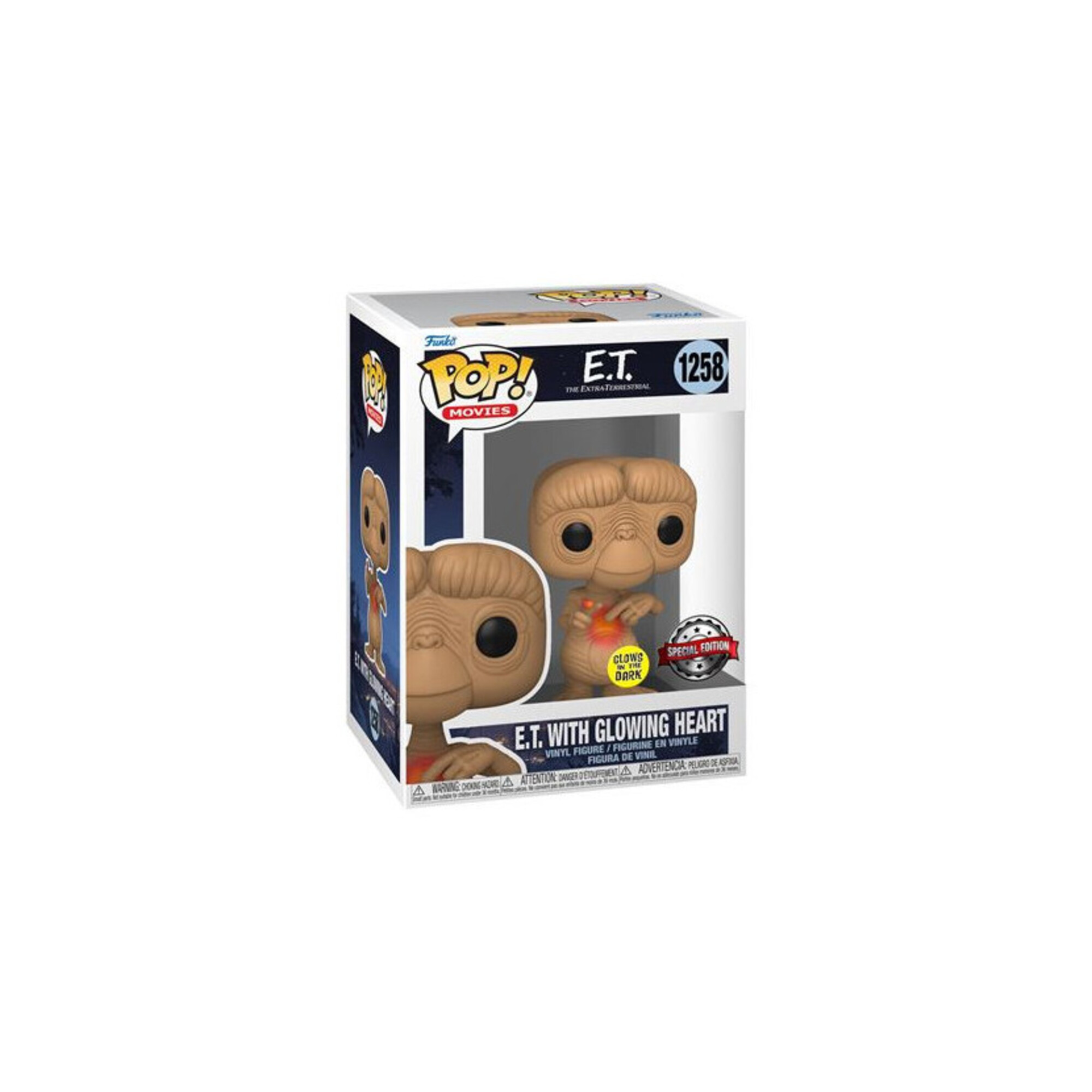 Figurine Funko Pop Movies E.T. with Glowing Heart Neuf