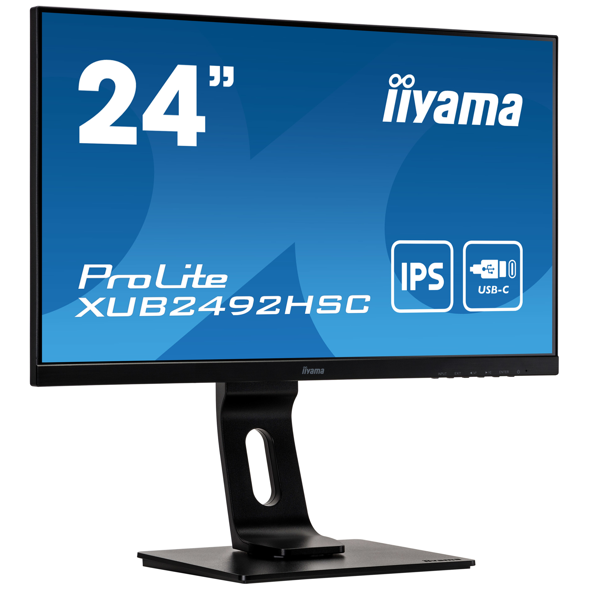 iiyama ProLite XUB2492HSC-B1 écran plat de PC 60,5 cm (23.8 ) 1920 x 1080 pixels Full HD LCD Noir - Neuf