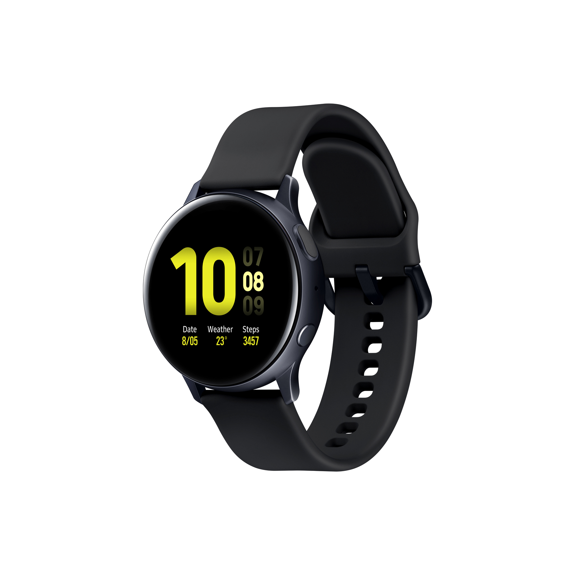 Galaxy Watch Active2 40mm - Boitier en Aluminium Noir - Bluetooth - Bracelet Noir - Bon état