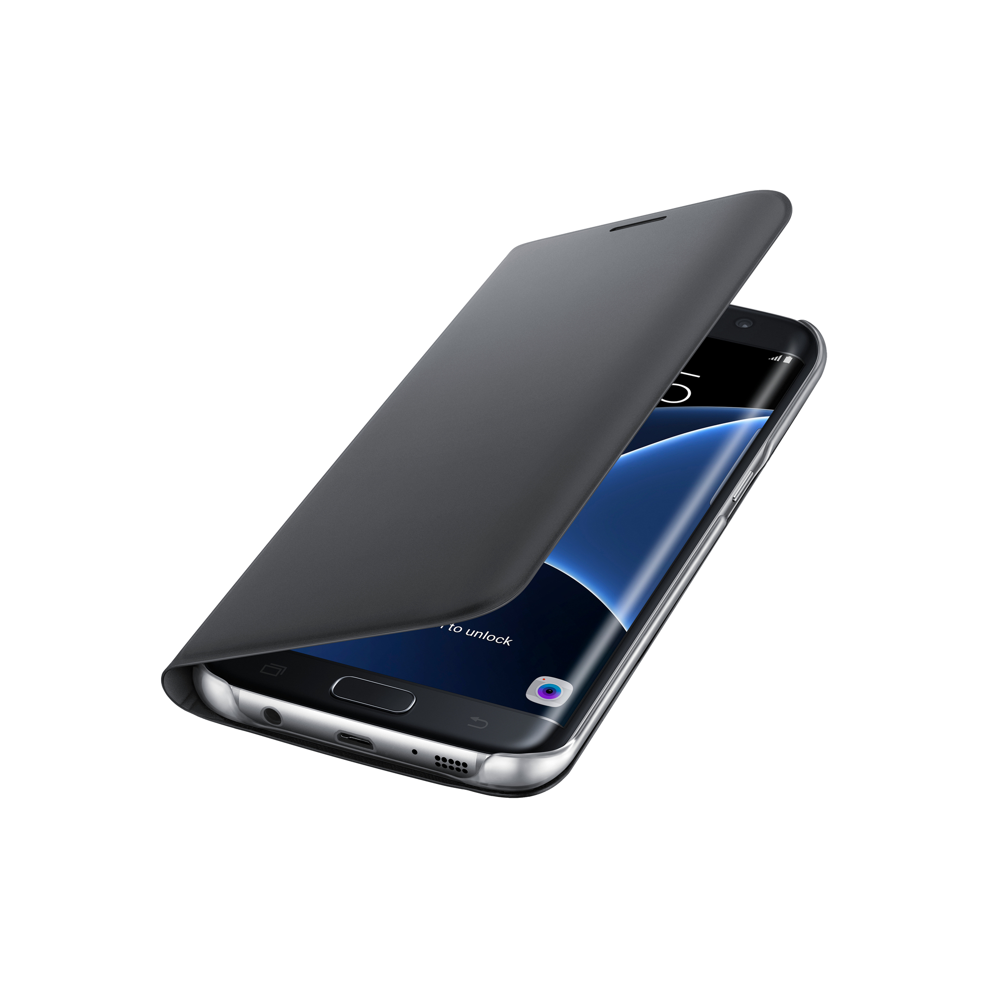 Samsung Etui Flip Wallet S7 Edge - vue 4