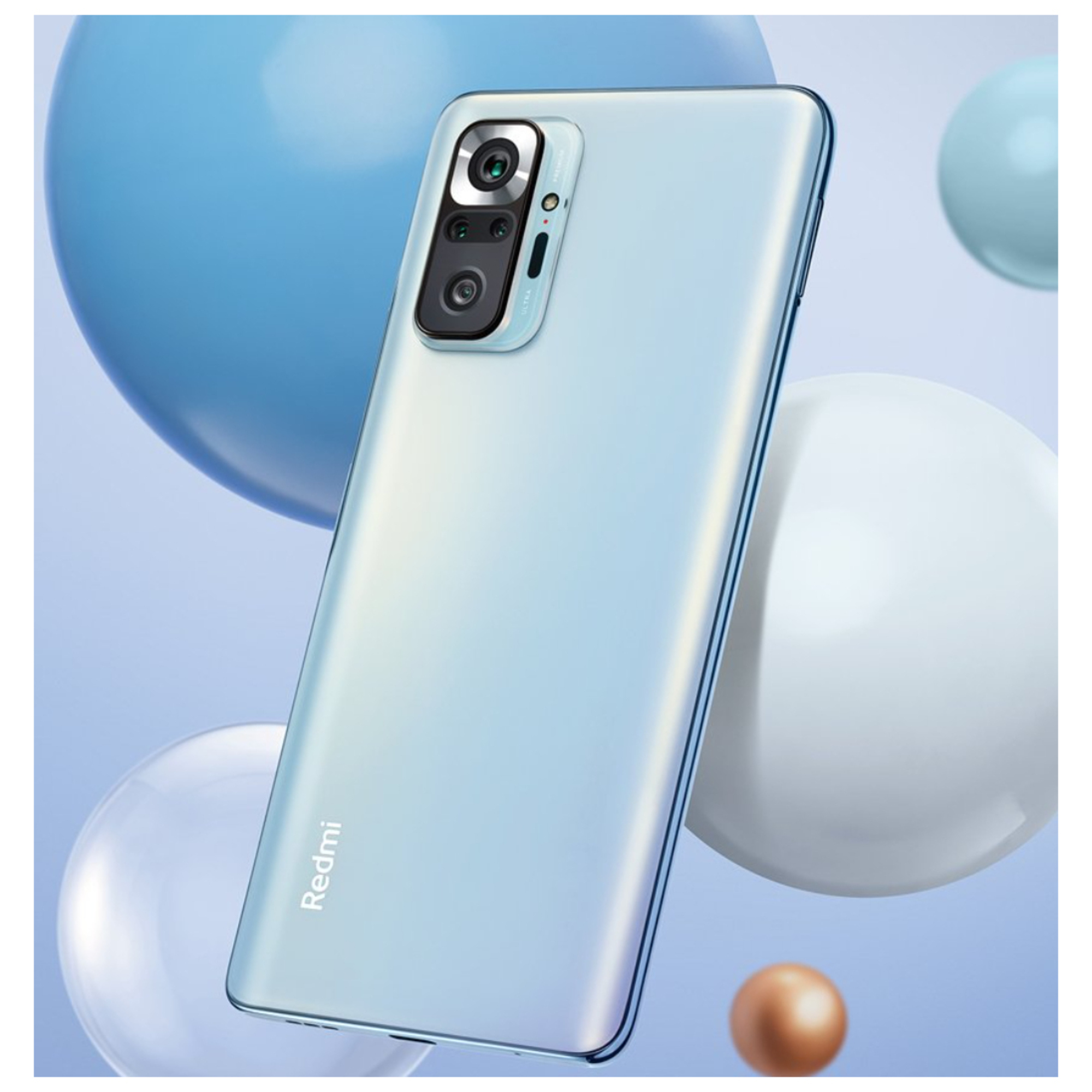 Redmi Note 10 Pro (4G) 128 Go, Bleu, Débloqué - Neuf