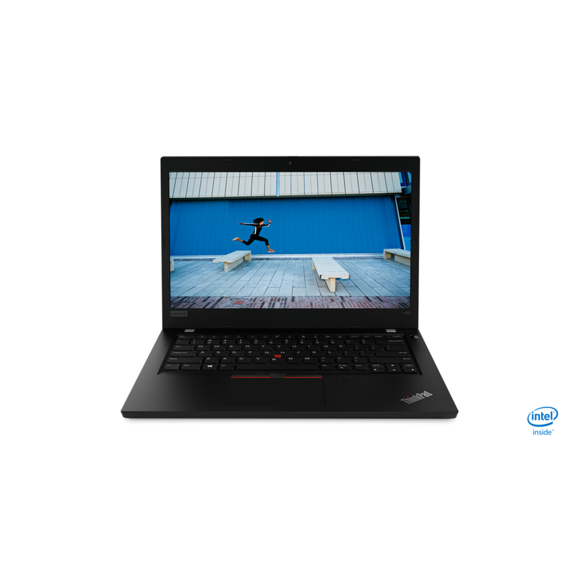 Lenovo ThinkPad L490 i5-8265U Ordinateur portable 35,6 cm (14 ) Full HD Intel® Core™ i5 8 Go DDR4-SDRAM 256 Go SSD Wi-Fi 5 (802.11ac) Windows 10 Pro Noir - Bon état