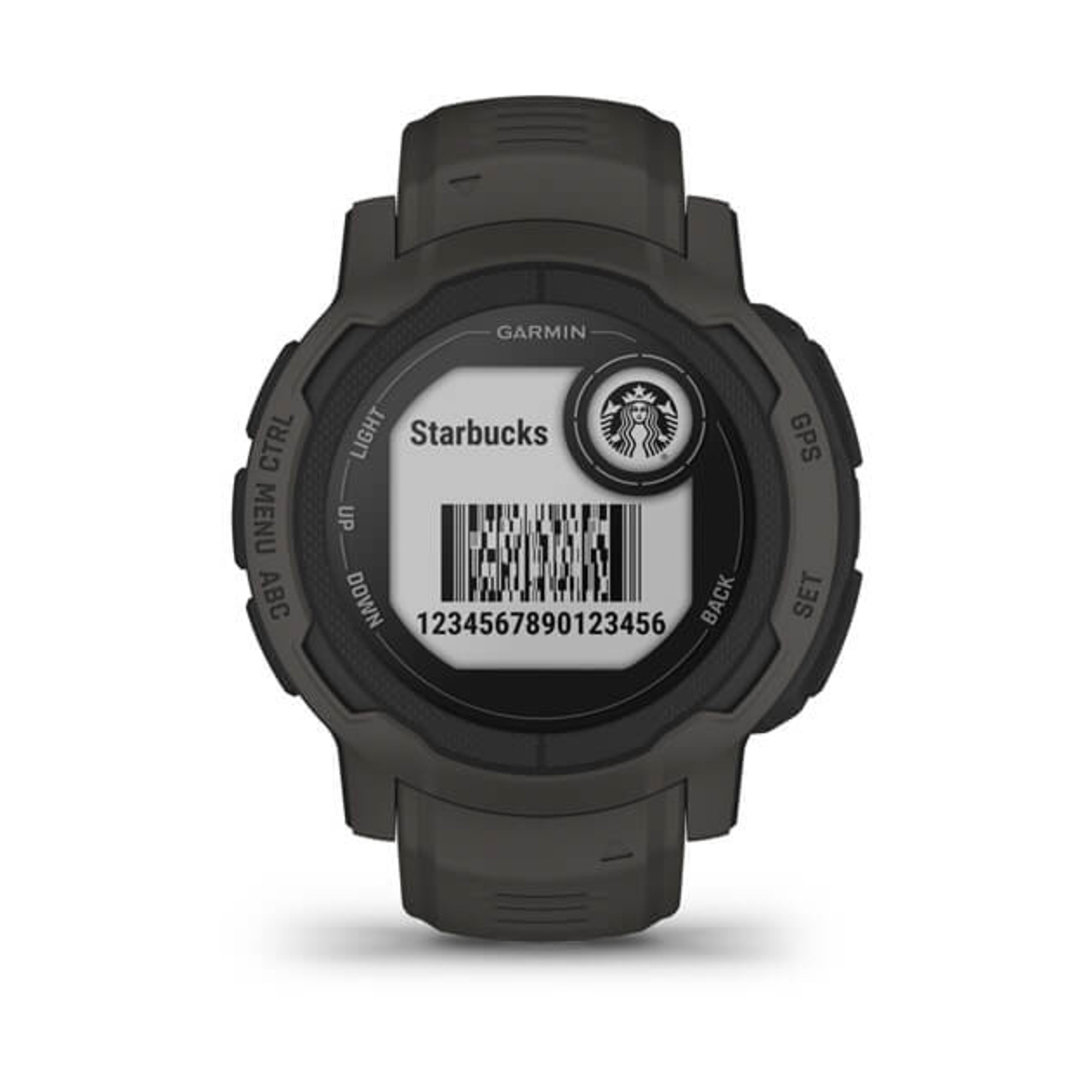 Instinct 2 2,29  (0.9 ) Mip 45 Mm Graphite Gps (Satellite) - Neuf