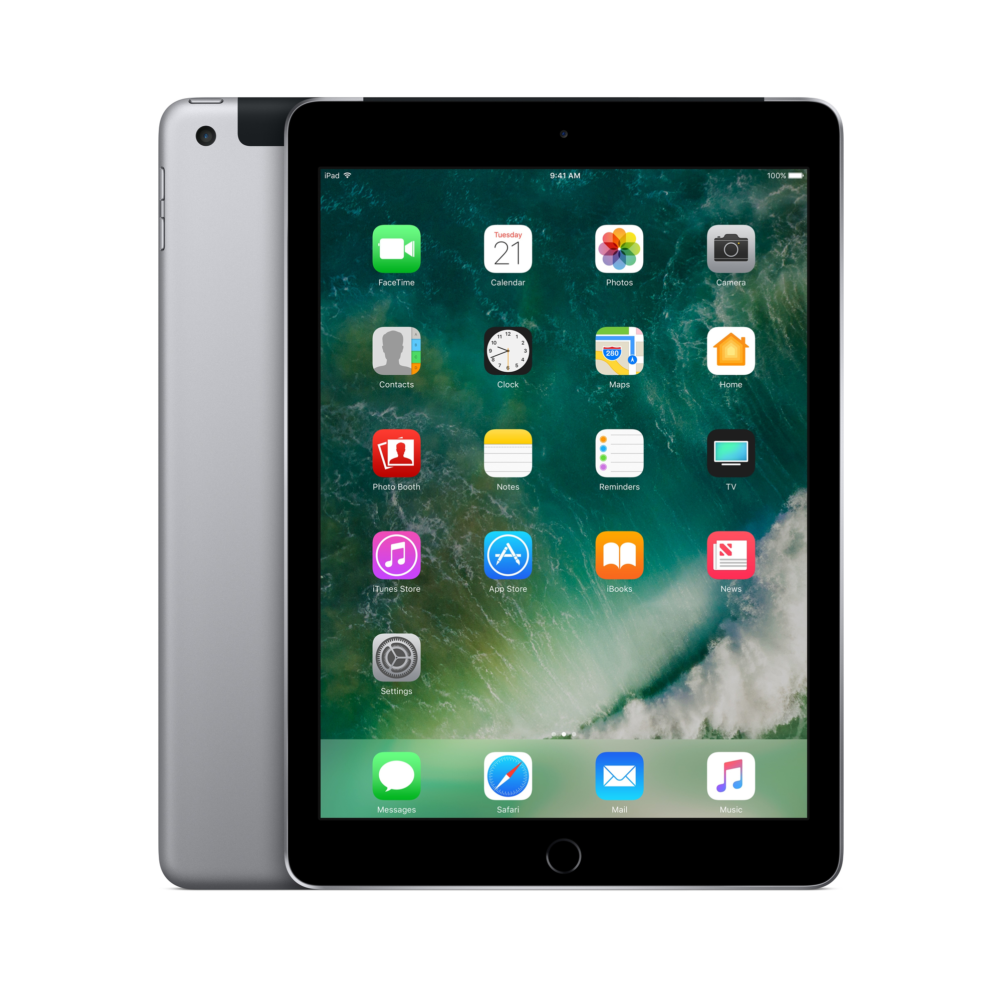 Apple iPad 4G LTE 32 Go 24,6 cm (9.7 ) Wi-Fi 5 (802.11ac) iOS 10 Gris - Très bon état