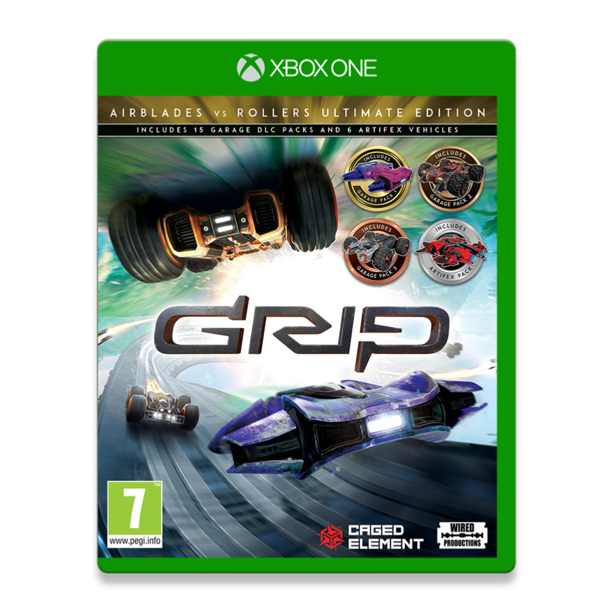 GRIP Combat Racing Rollers vs AirBlades Ultimate Edition Xbox One - Neuf
