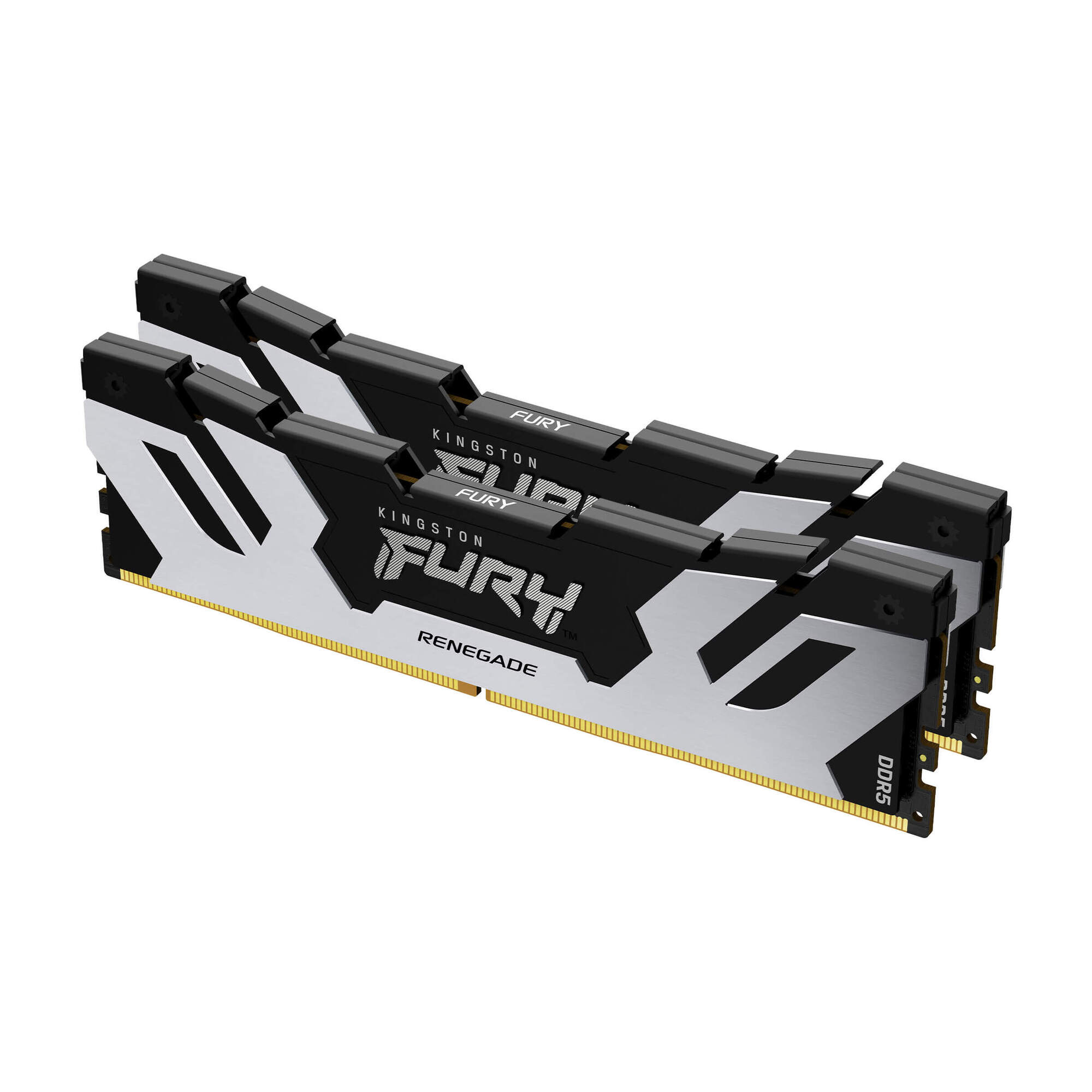 Kingston Fury™ Renegade DDR5 - 32 Go (2 x 16 Go) - 6400 MT/s C32 - Intel XMP 3.0 - Argent - Neuf