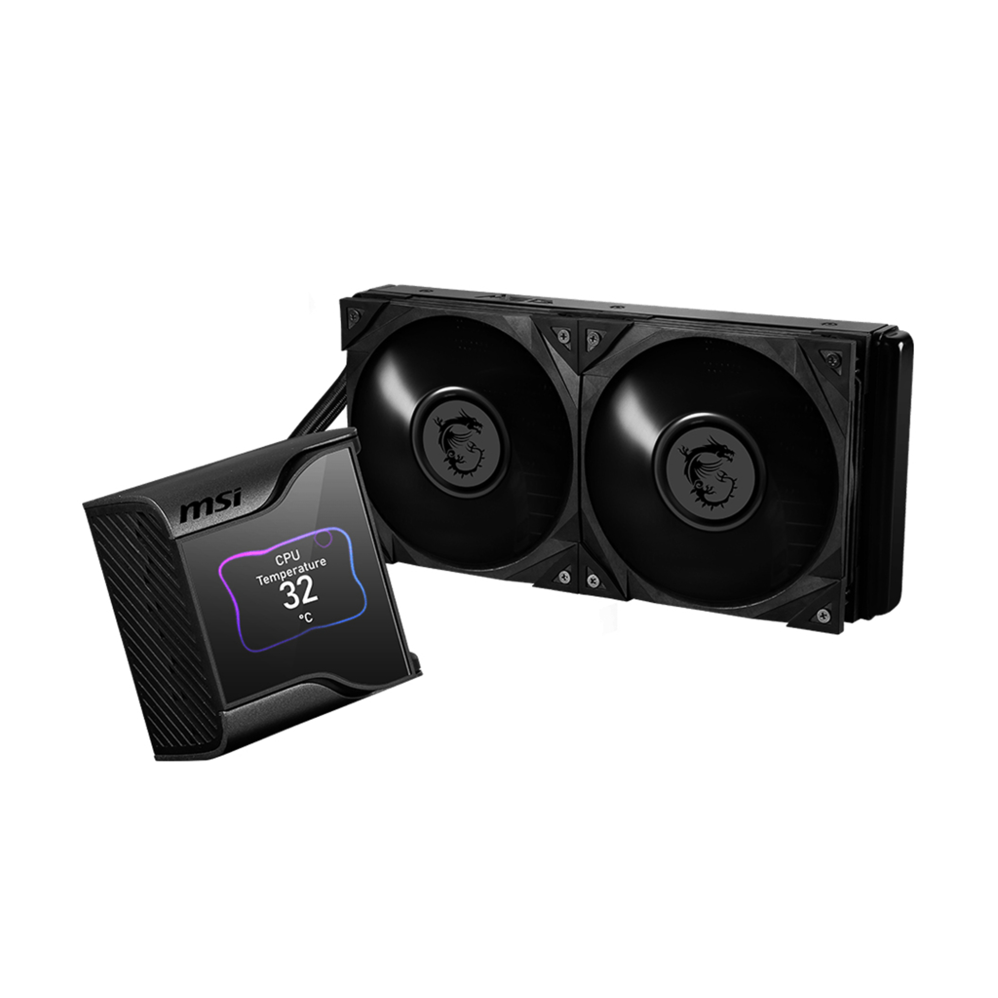 MSI MEG CORELIQUID S280 système de refroidissement d'ordinateur Processeur Refroidisseur de liquide tout-en-un Noir - Neuf